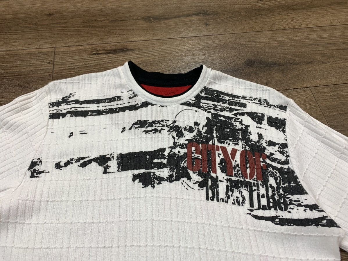 Japanese Brand × Seditionaries Vintage Clochhouse Y2K Knit Stripe Long Sleeve print Size US M / EU 48-50 / 2 - 2 Thumbnail