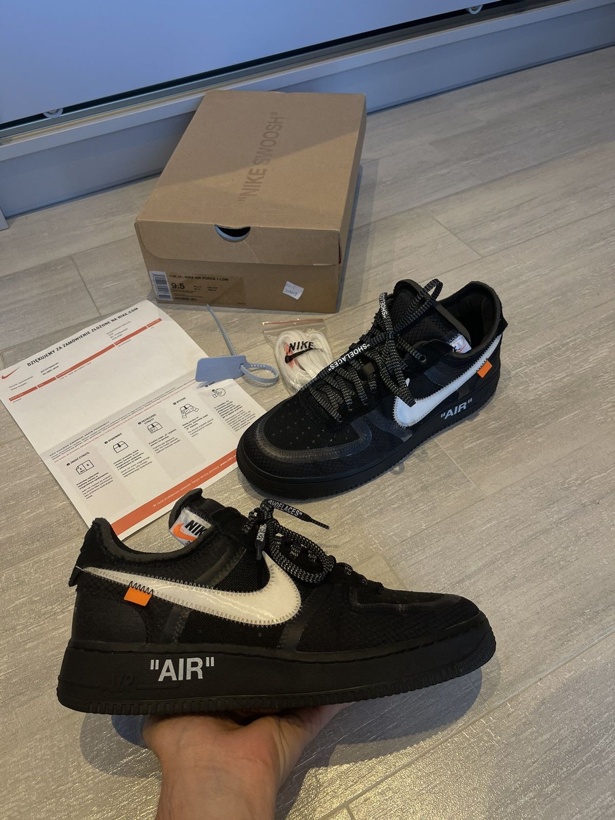 Nike Rare Shoes Nike Air Force 1 Low x Off White Black ! | Grailed