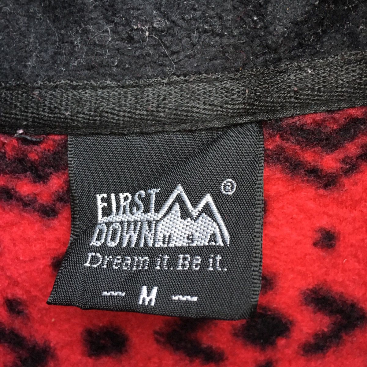 Native × Vintage Vintage First Down Zip Up Fleece Sweatshirt Size US M / EU 48-50 / 2 - 4 Thumbnail
