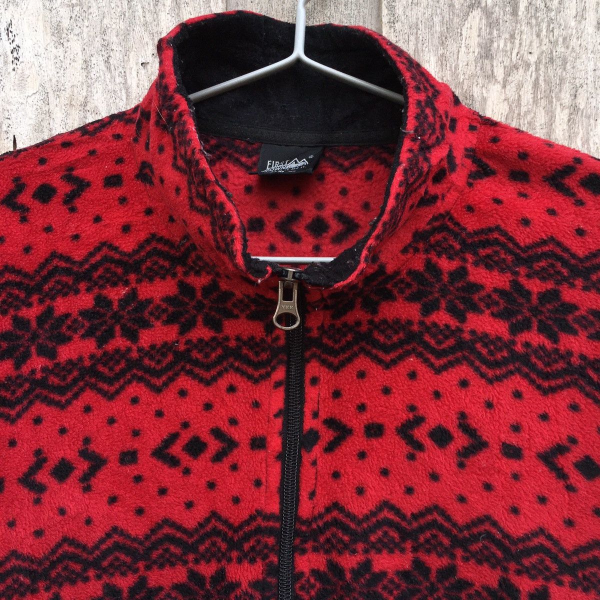 Native × Vintage Vintage First Down Zip Up Fleece Sweatshirt Size US M / EU 48-50 / 2 - 2 Thumbnail