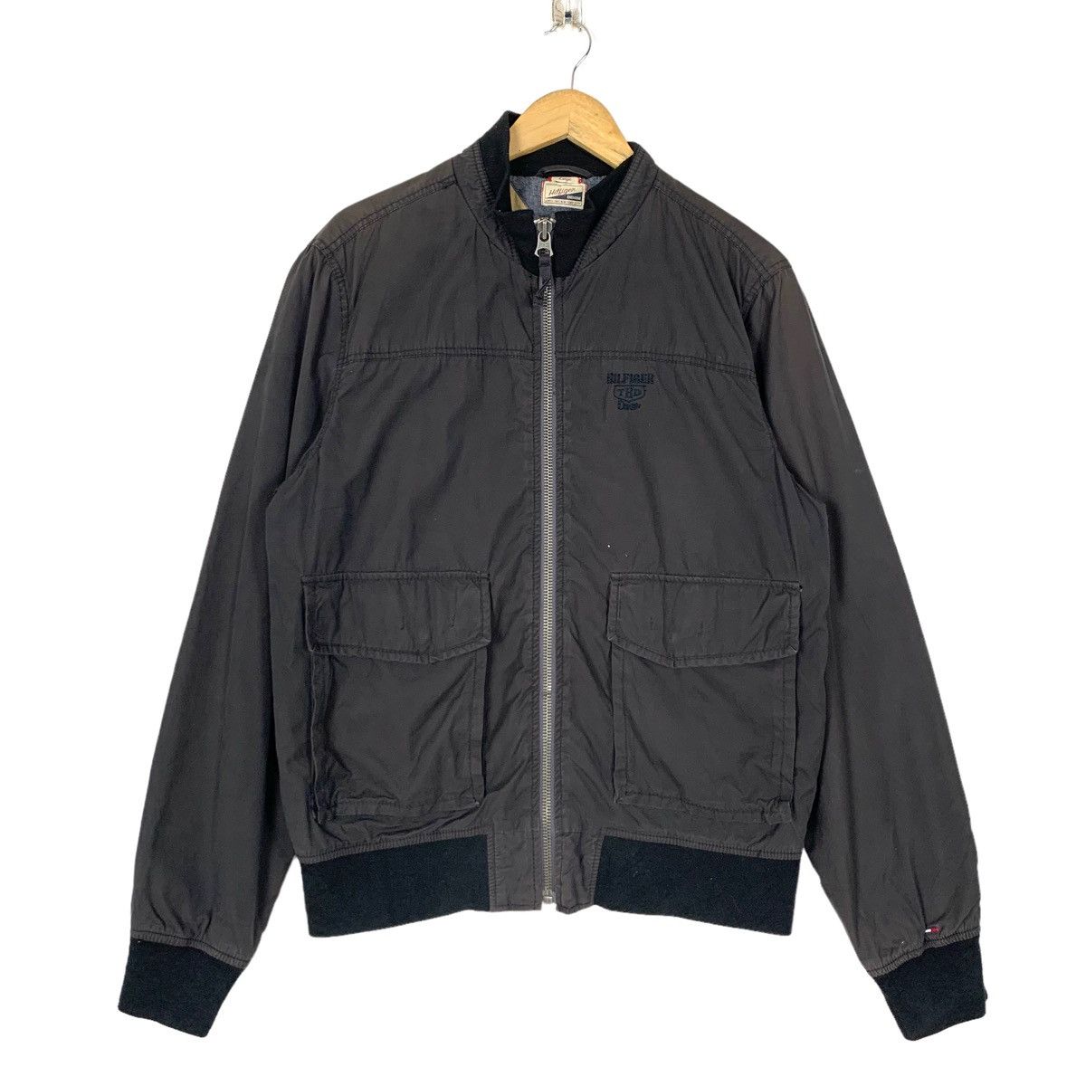 Vintage Hilfiger Denim T.H.D Bomber Style Jacket