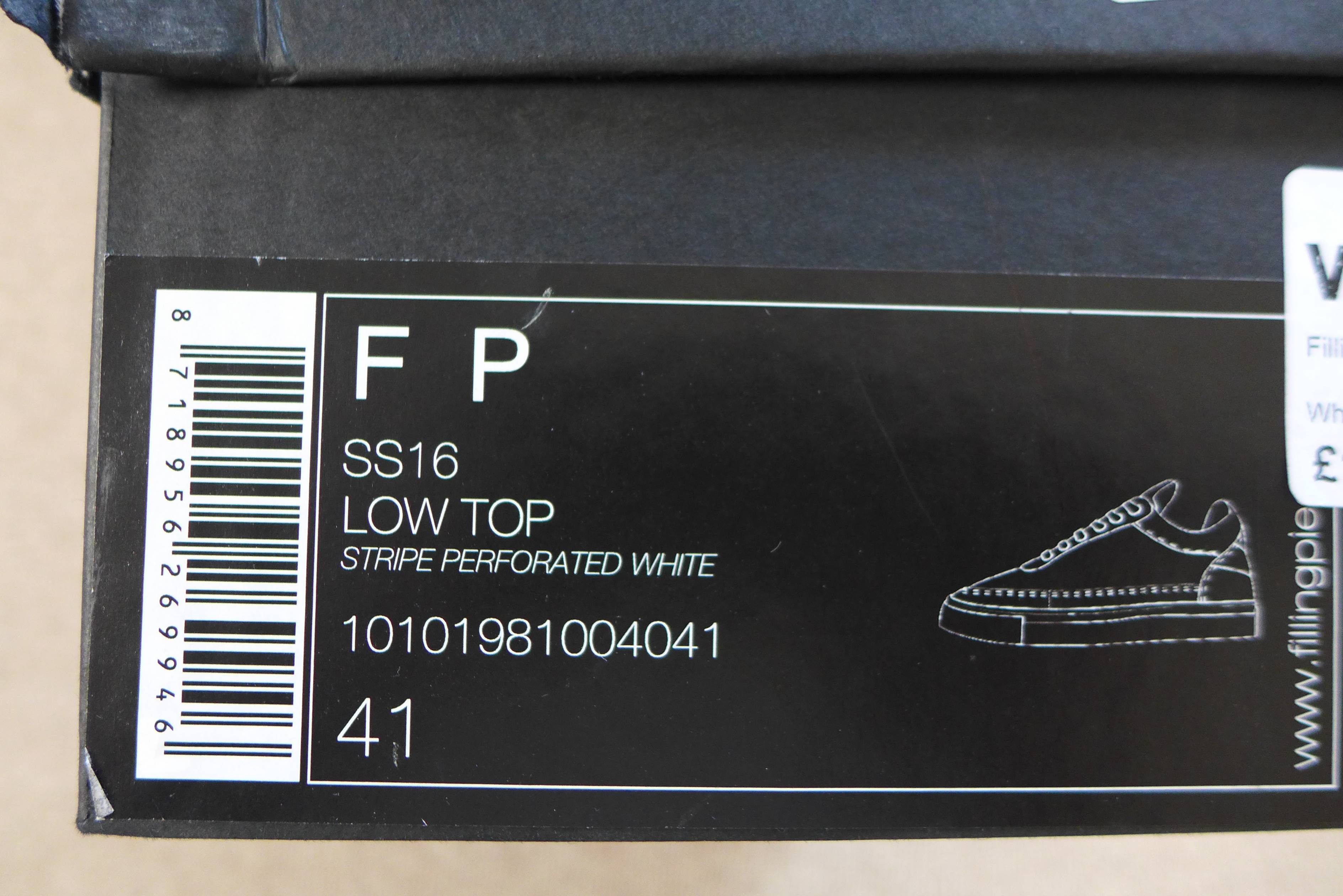 Filling Pieces Filling Pieces SS16 Sneakers - Stripe Perforated White Size US 8 / EU 41 - 10 Thumbnail