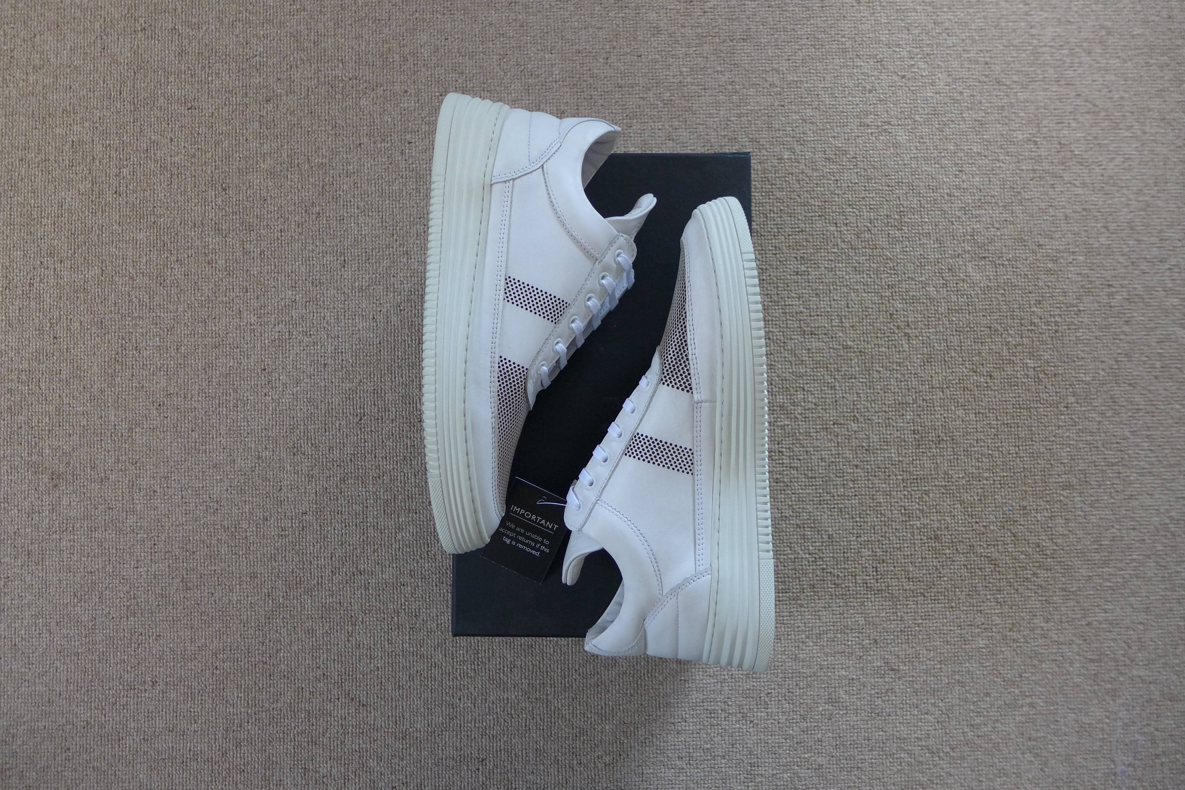 Filling Pieces Filling Pieces SS16 Sneakers - Stripe Perforated White Size US 8 / EU 41 - 3 Thumbnail