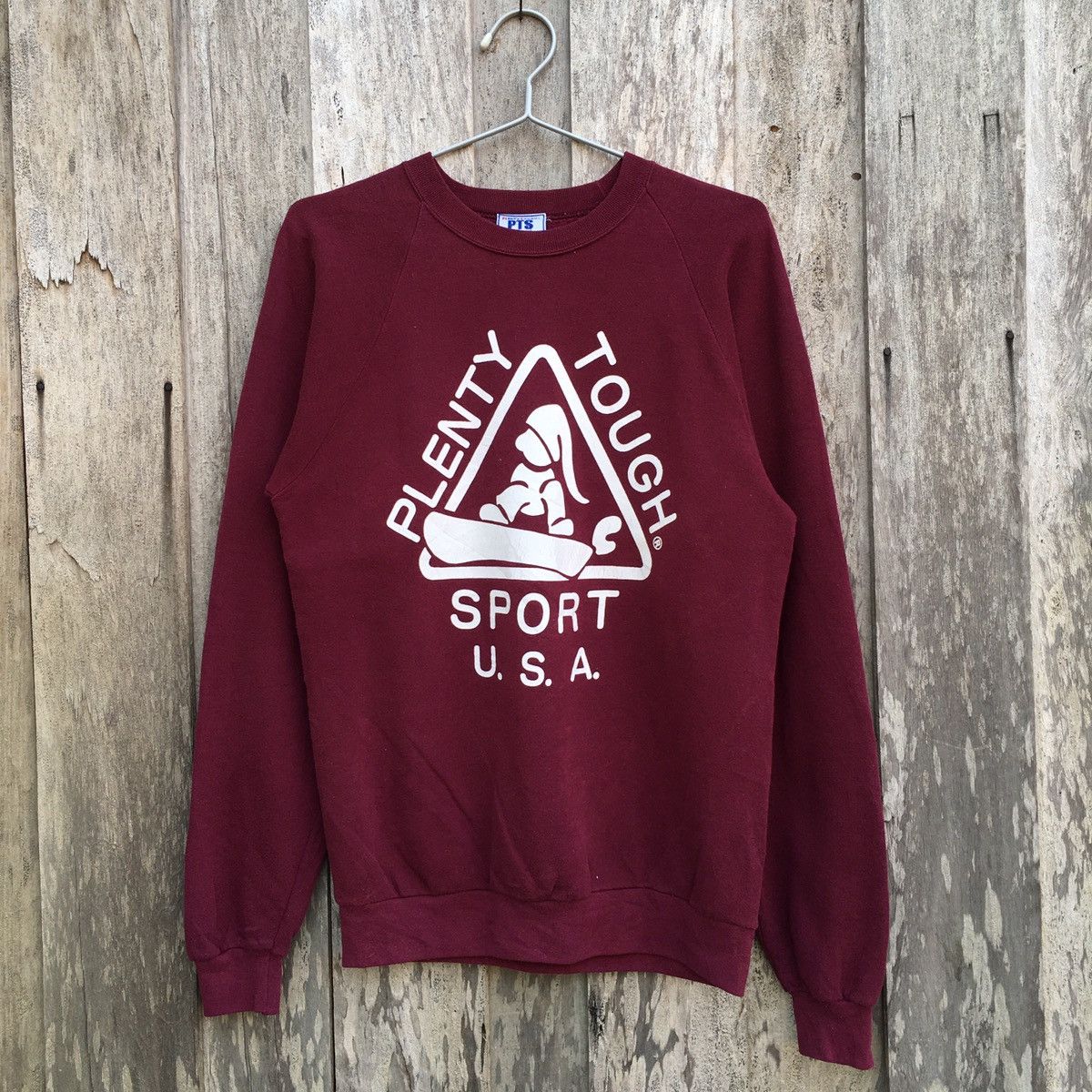 Vintage Plenty Tough Sport USA Crewneck Sweatshirt Big Logo