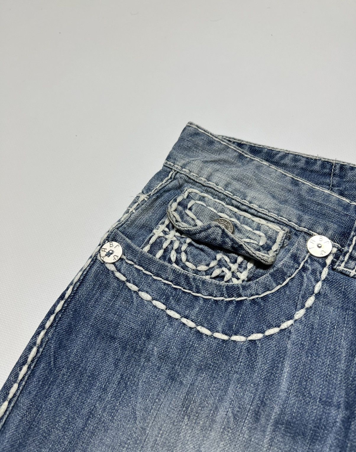 True Religion × Vintage Vintage Y2k True Religion USA Denim Jeans 00’s Size US 30 / EU 46 - 7 Thumbnail