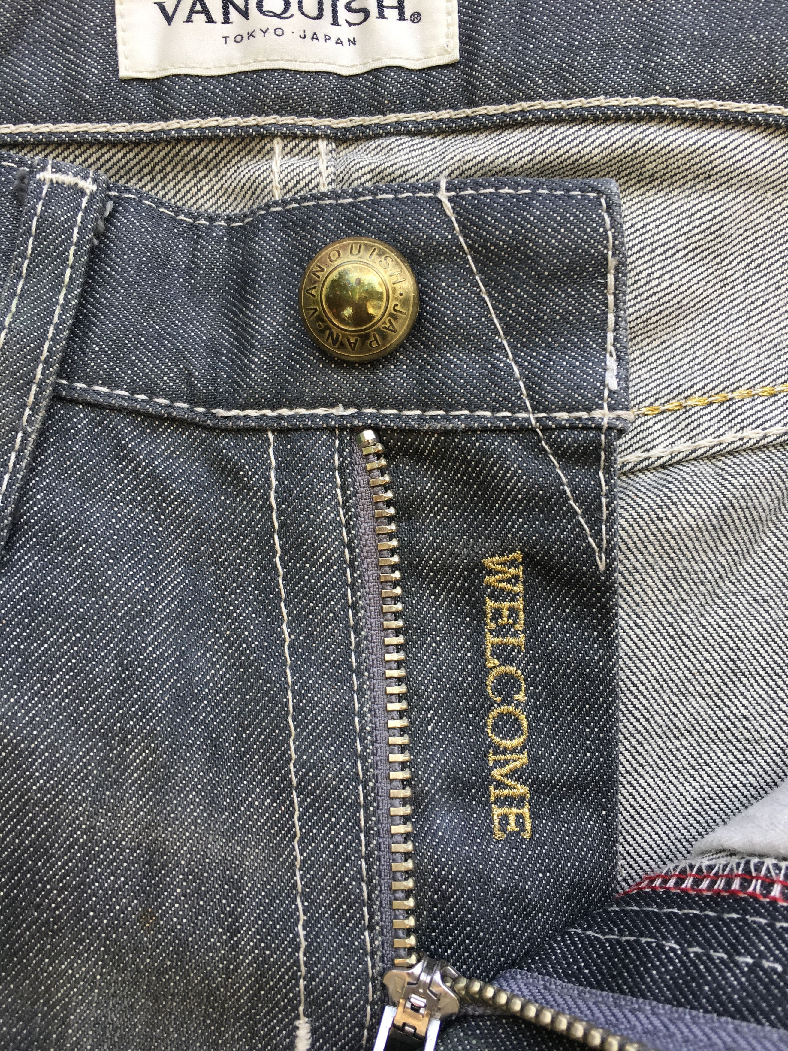 Japanese Brand VANQUISH Japan Selvedge Skinny Jeans Size US 28 / EU 44 - 13 Thumbnail