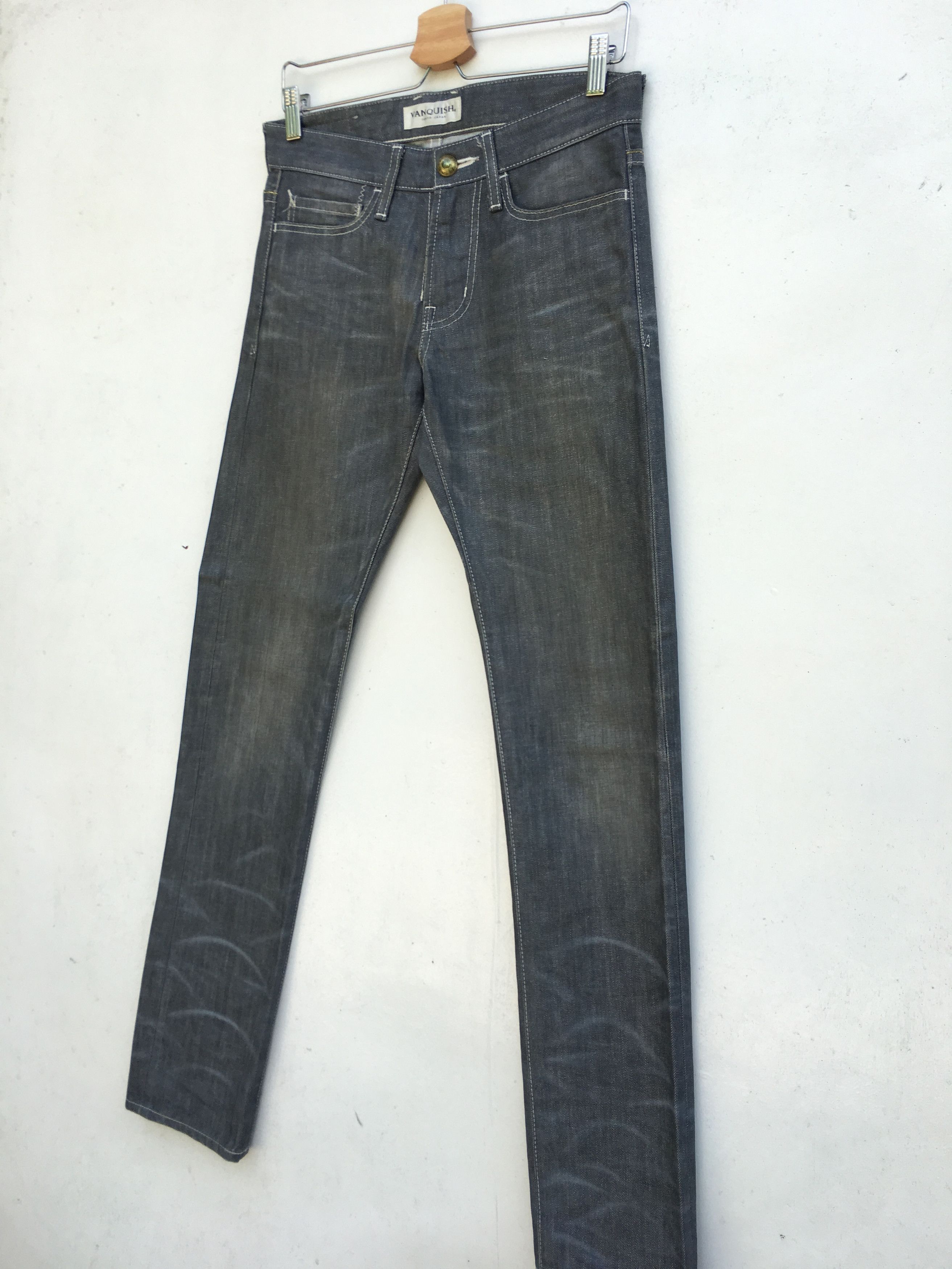 Japanese Brand VANQUISH Japan Selvedge Skinny Jeans Size US 28 / EU 44 - 3 Thumbnail