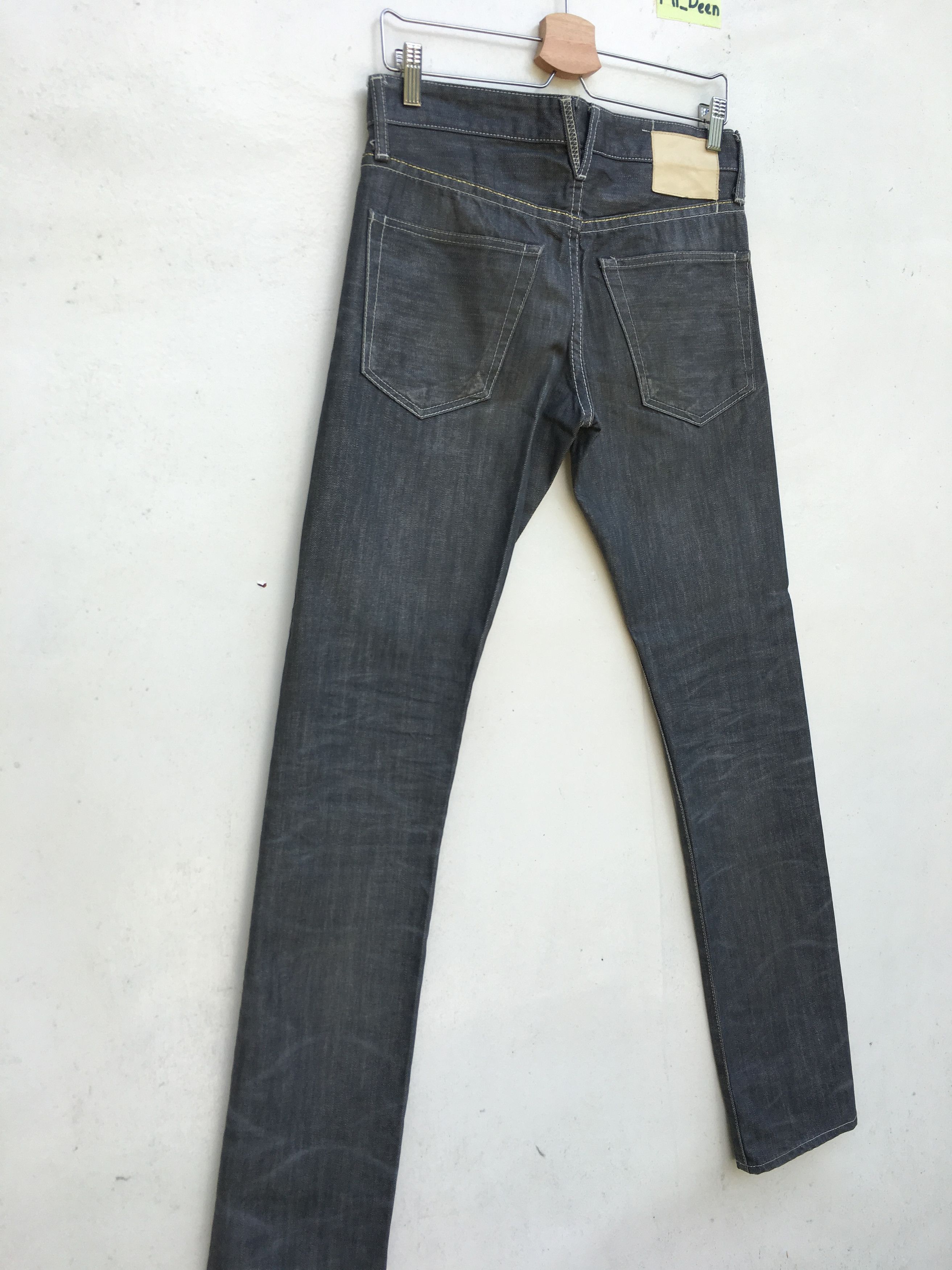 Japanese Brand VANQUISH Japan Selvedge Skinny Jeans Size US 28 / EU 44 - 10 Thumbnail