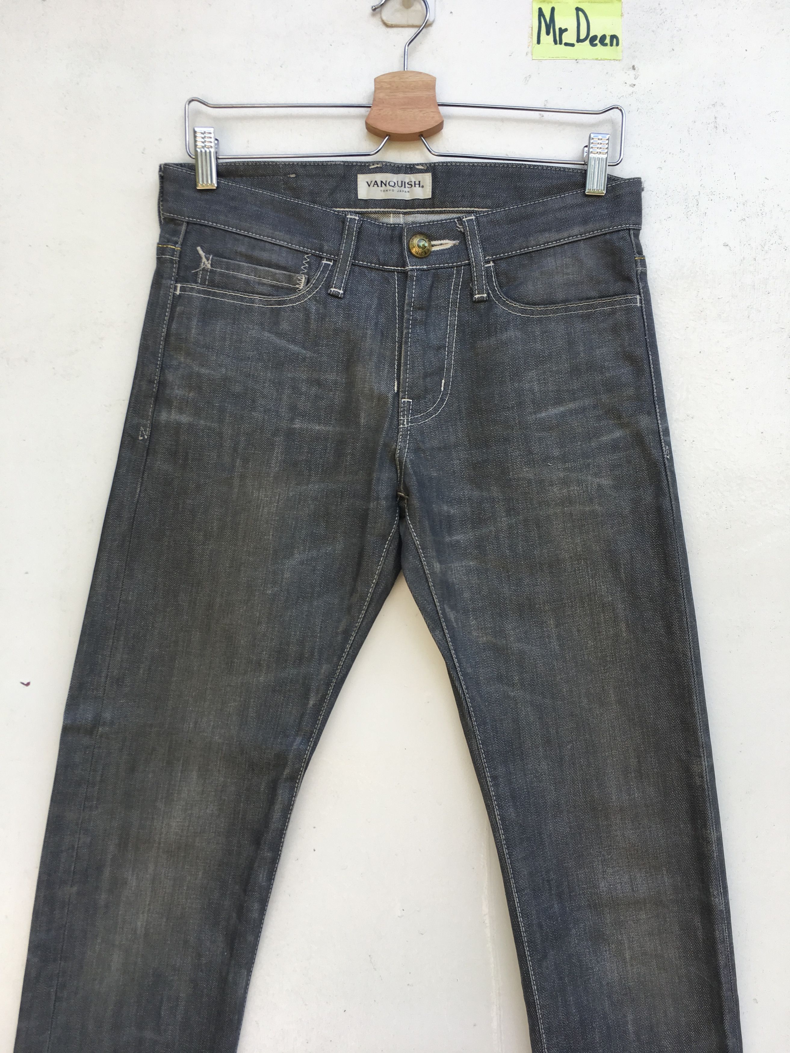 Japanese Brand VANQUISH Japan Selvedge Skinny Jeans Size US 28 / EU 44 - 4 Thumbnail