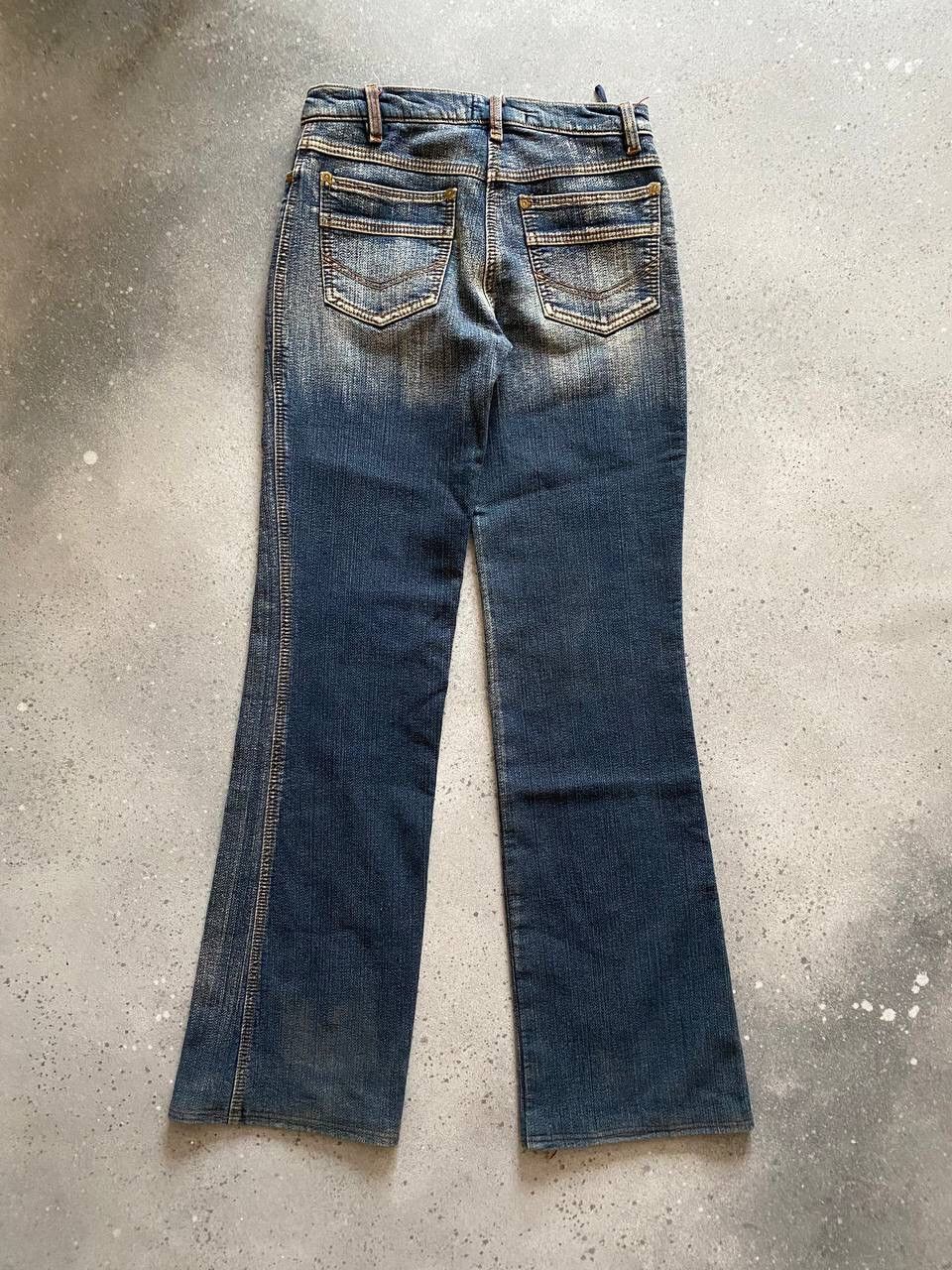 Hysteric Glamour × Japanese Brand Japanese Vintage Washed Flare Jeans Size 28" / US 6 / IT 42 - 2 Thumbnail