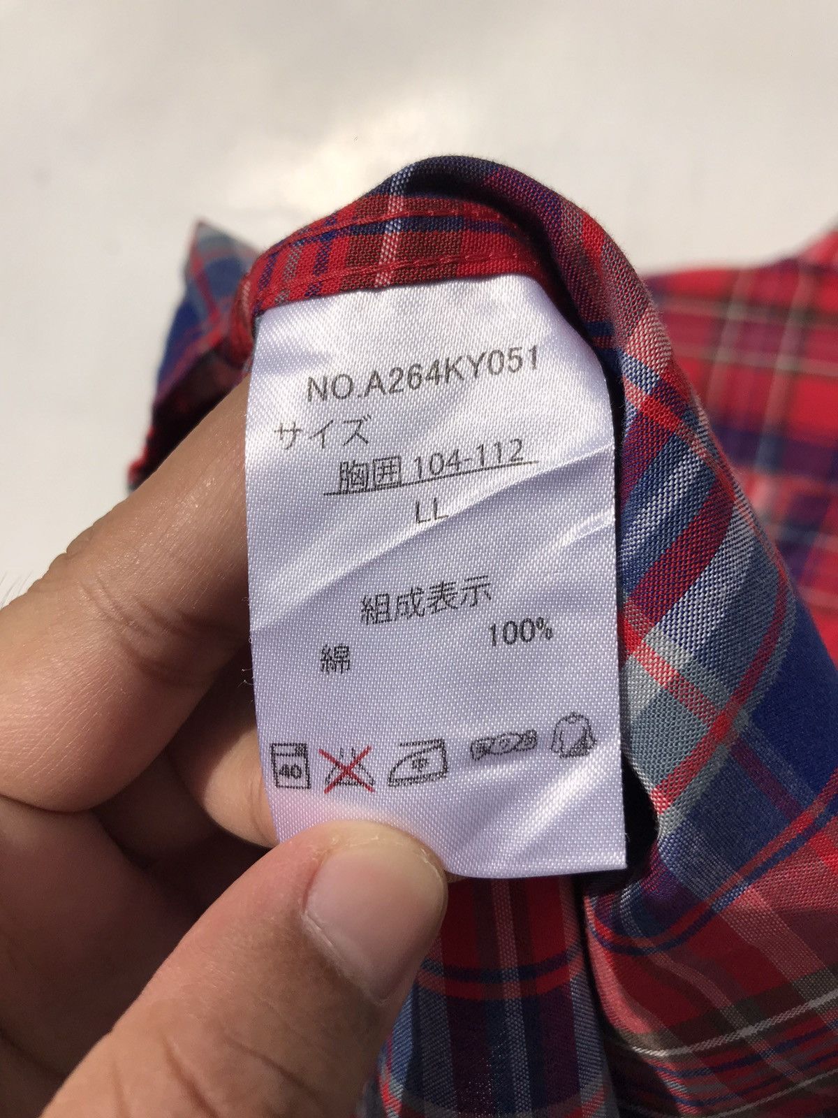 Kansai Yamamoto Kansai Yamamoto Plaid Size US XL / EU 56 / 4 - 5 Thumbnail