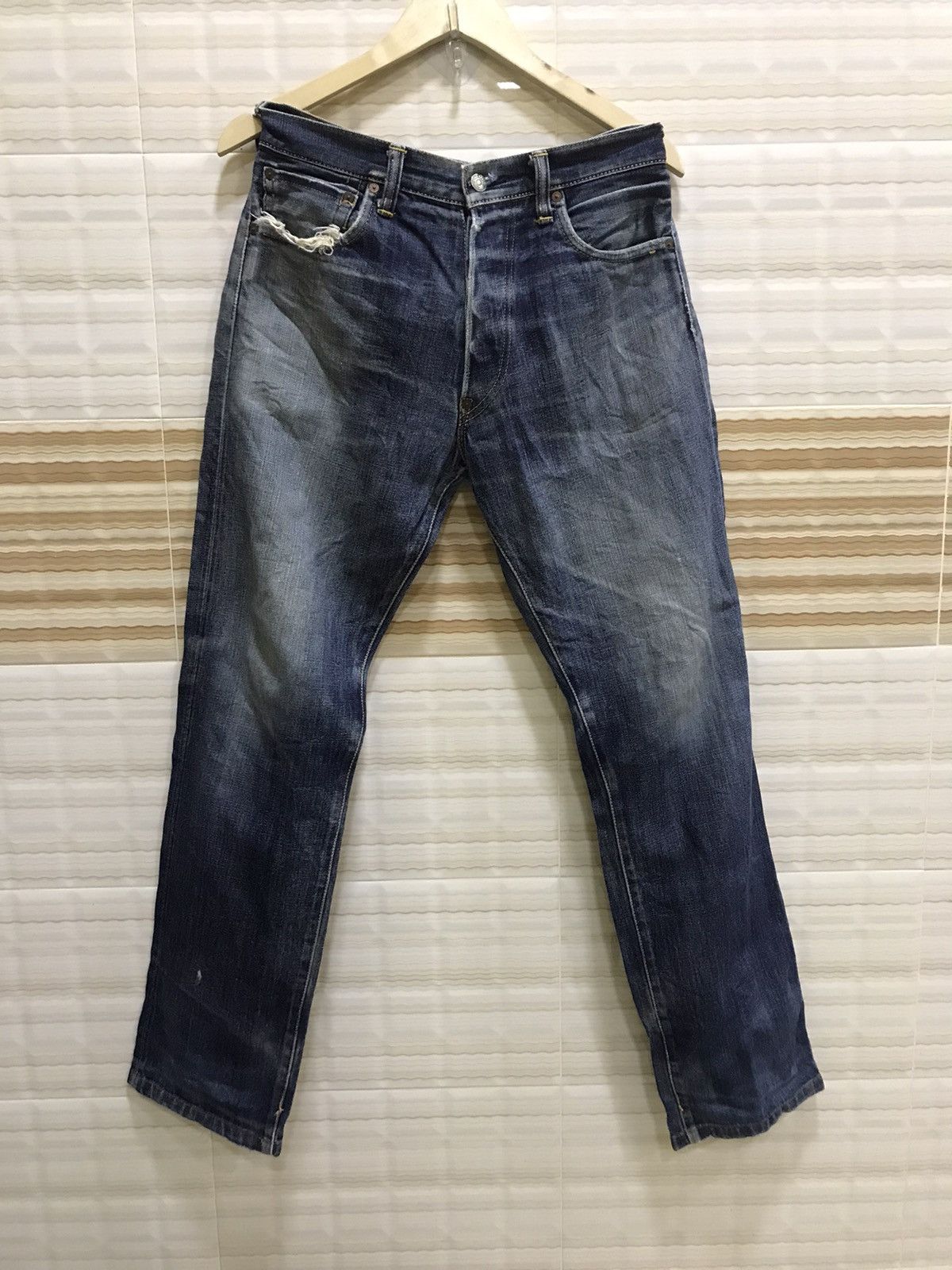 Evisu 🔥 Evisu Denim Pants – Classic Japanese Streetwear Size US 31 - 2 Thumbnail