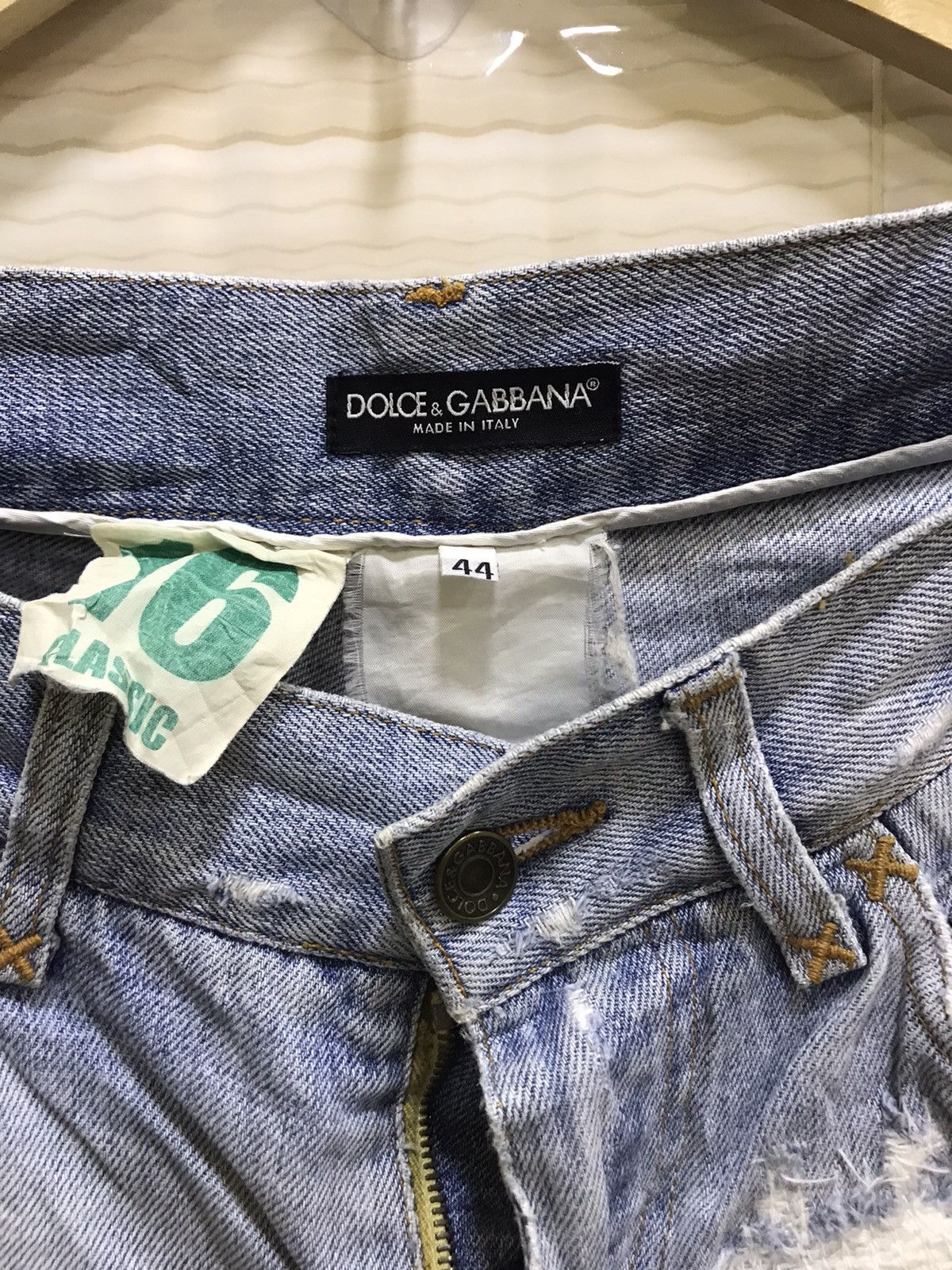 Dolce & Gabbana 🔥 Distressed Dolce & Gabbana Denim Pants Size US 31 - 3 Thumbnail