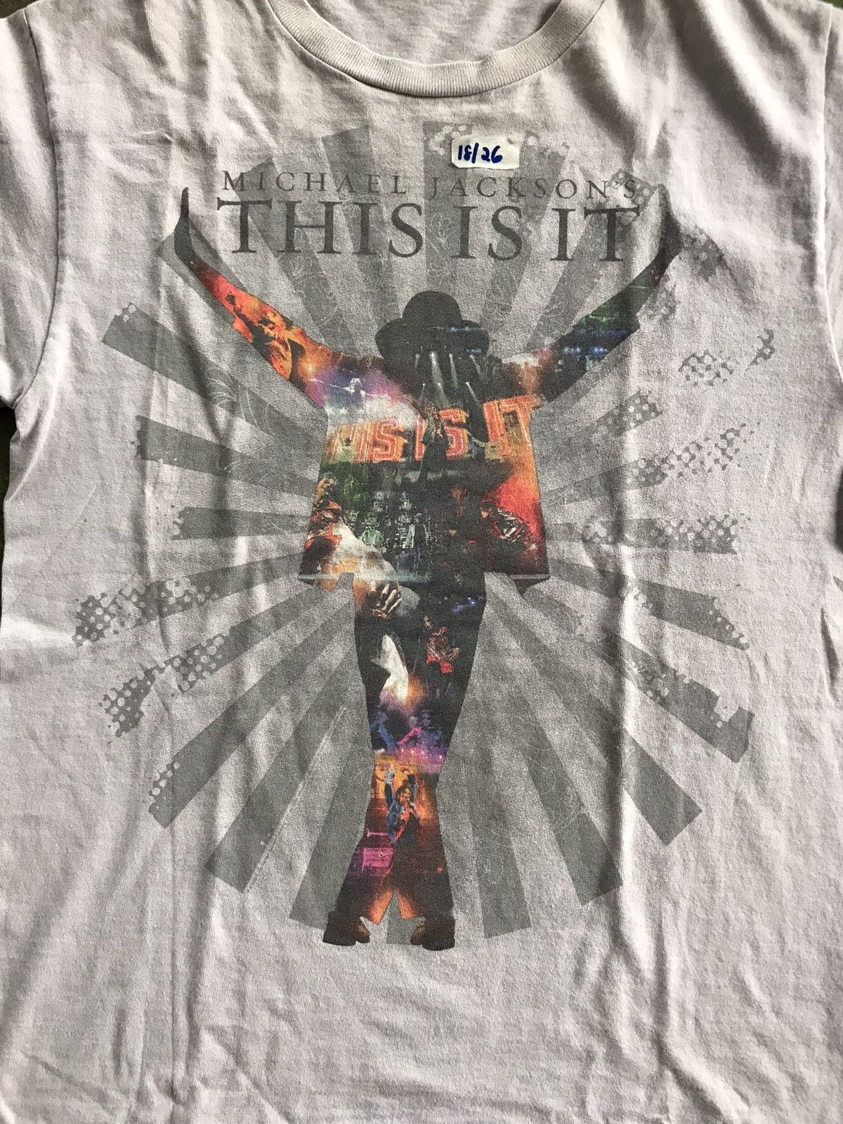 Band Tees × Michael Jackson × Vintage Michael Jackson Tshirt Big Logo Size US S / EU 44-46 / 1 - 1 Thumbnail