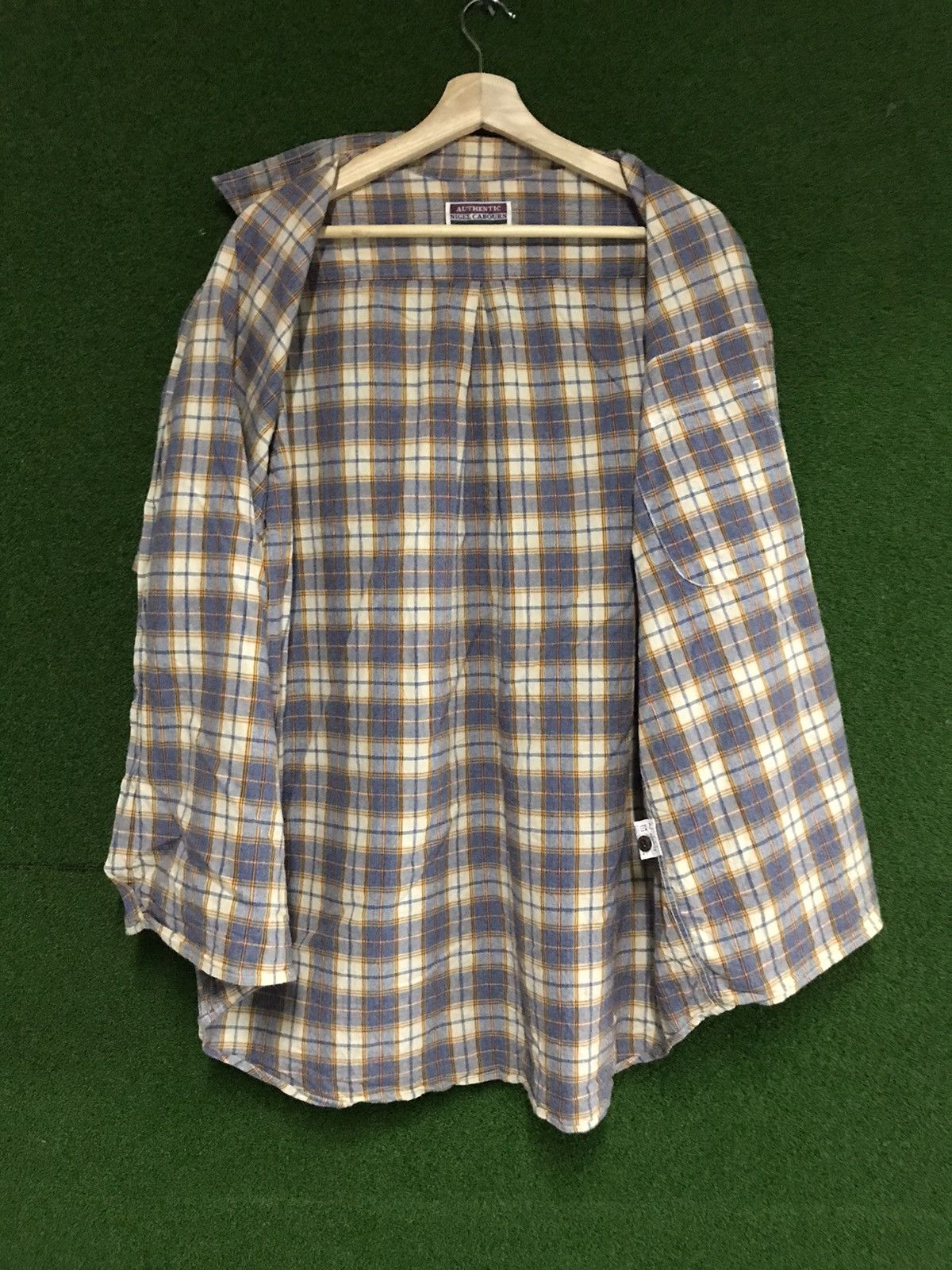 Nigel Cabourn 🔥 Vintage Nigel Cabourn Button Up Shirt Size US XL / EU 56 / 4 - 5 Thumbnail