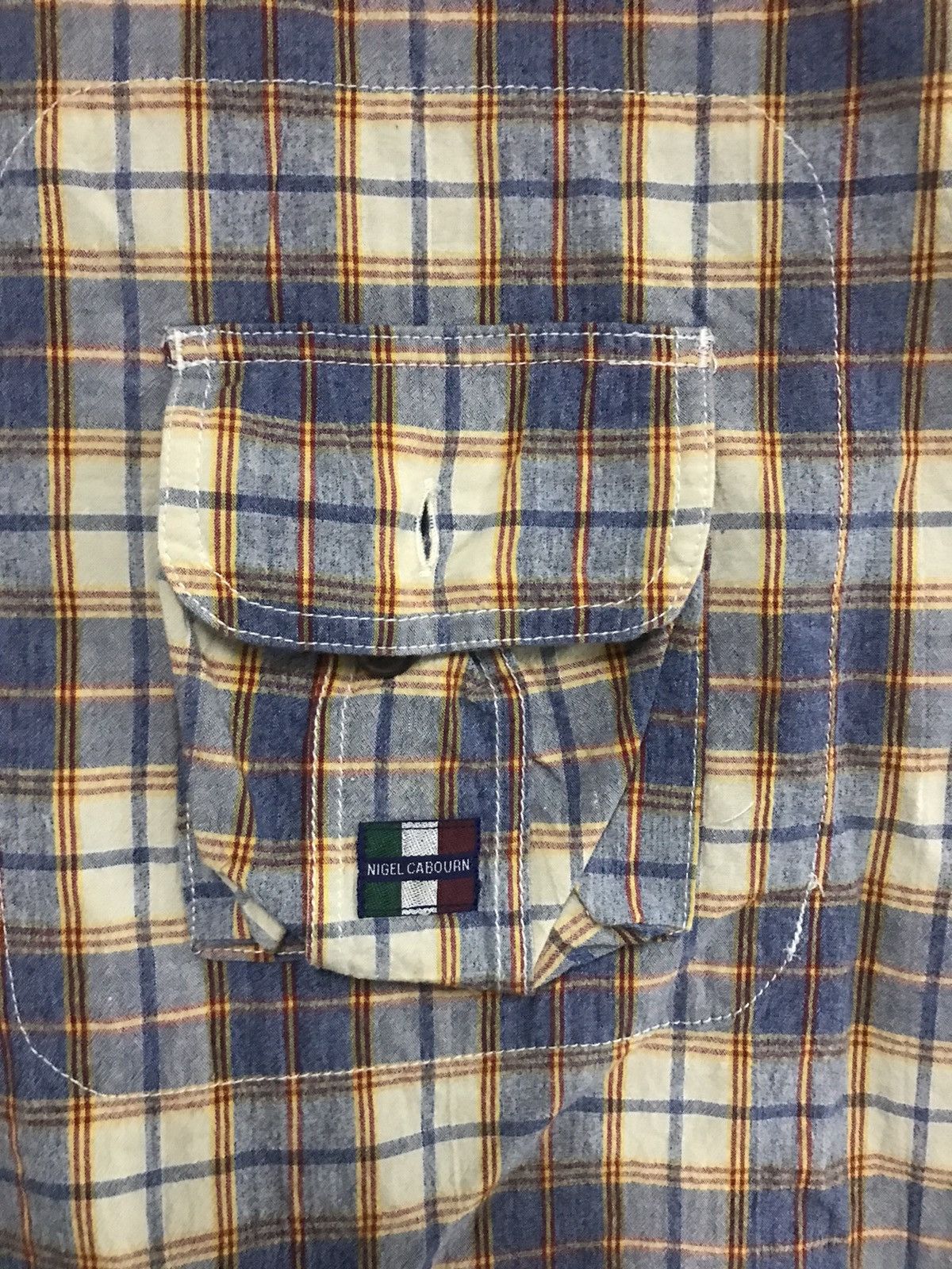 Nigel Cabourn 🔥 Vintage Nigel Cabourn Button Up Shirt Size US XL / EU 56 / 4 - 7 Thumbnail