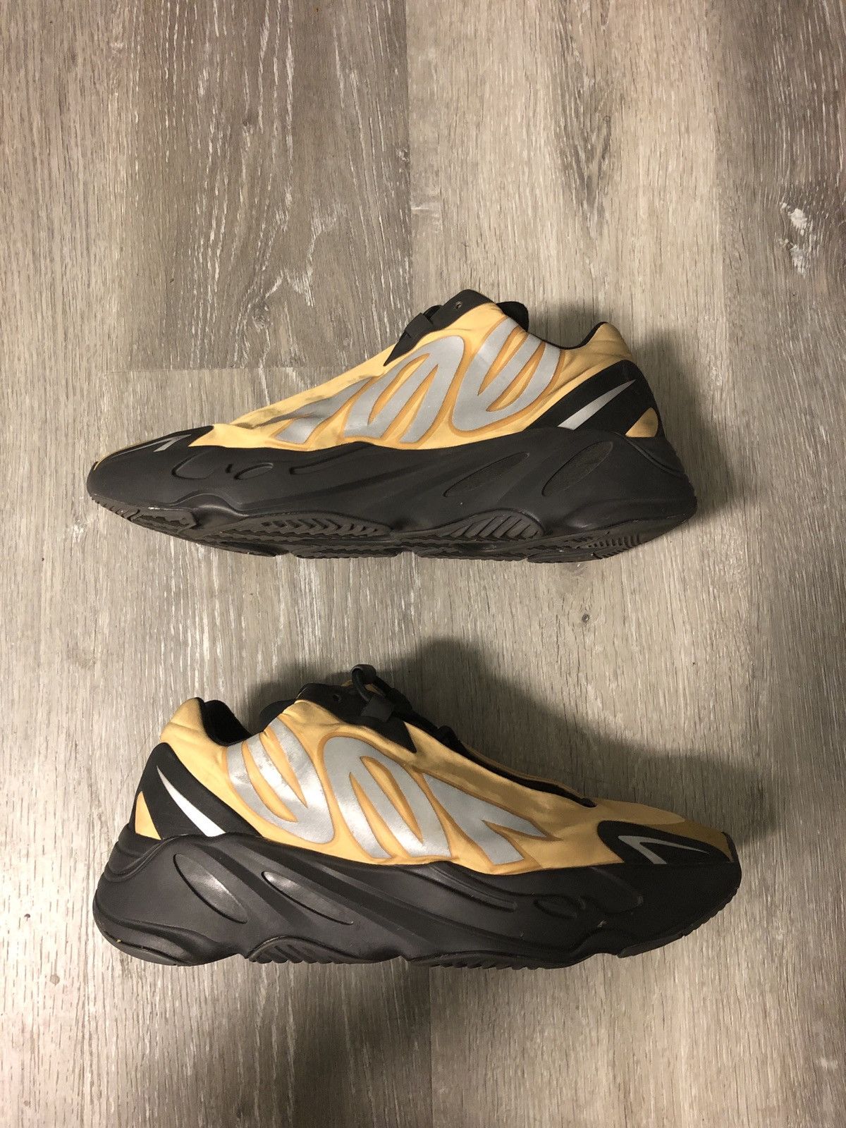 yeezy 700 honey flux on feet