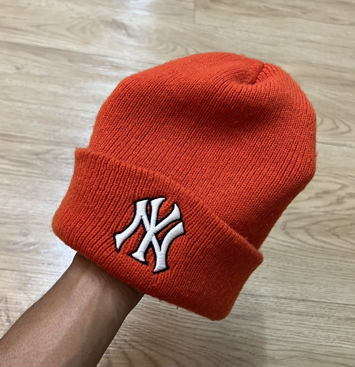 MLB × New York Yankees 2002 MLB NY Yankees Beanie Size ONE SIZE - 3 Thumbnail