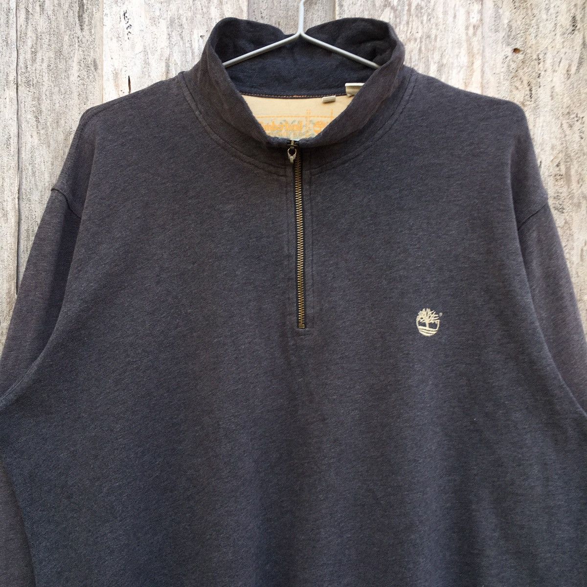 Timberland × Vintage Vintage Timberland Half Zip Sweatshirt Size US L / EU 52-54 / 3 - 2 Thumbnail