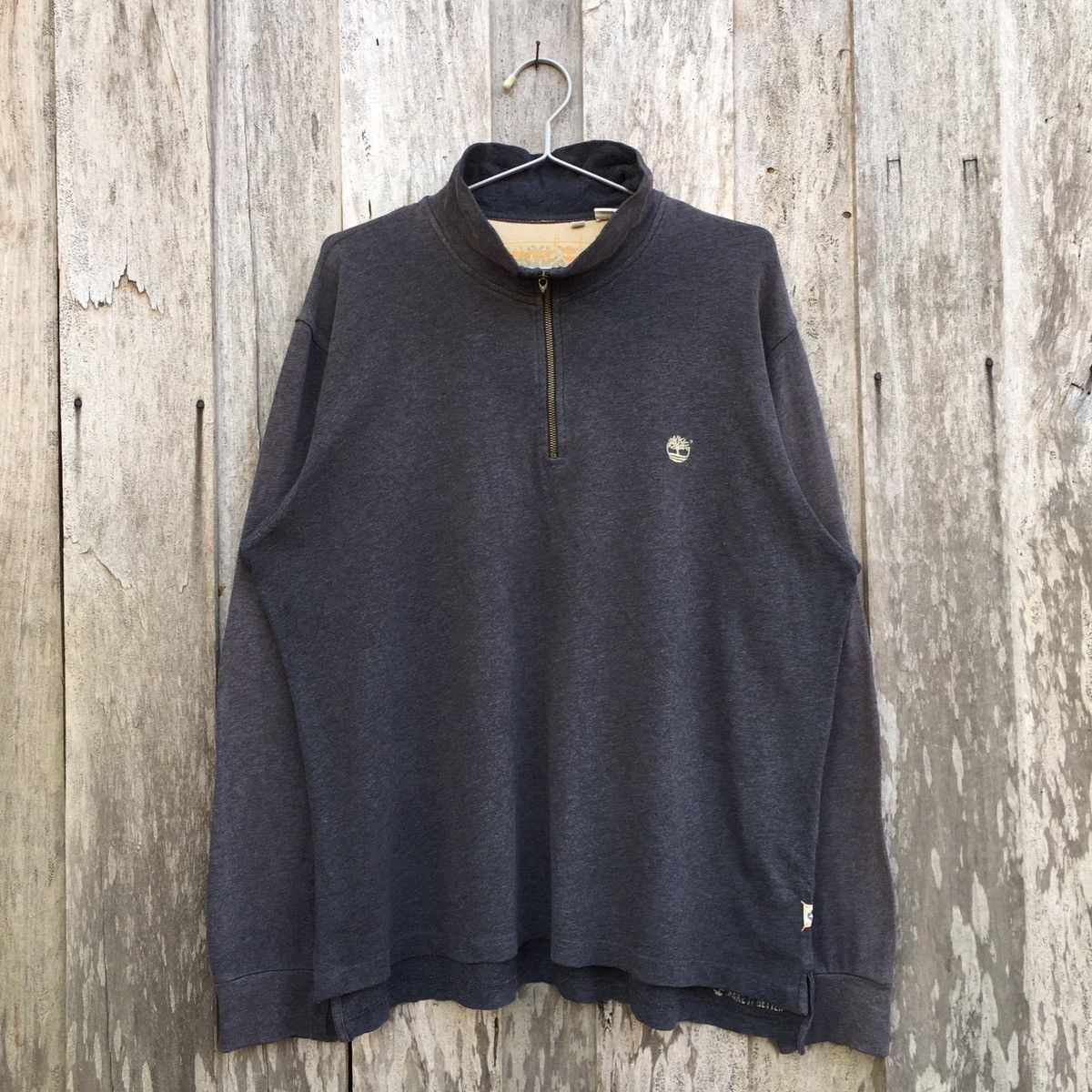 Timberland × Vintage Vintage Timberland Half Zip Sweatshirt Size US L / EU 52-54 / 3 - 1 Thumbnail