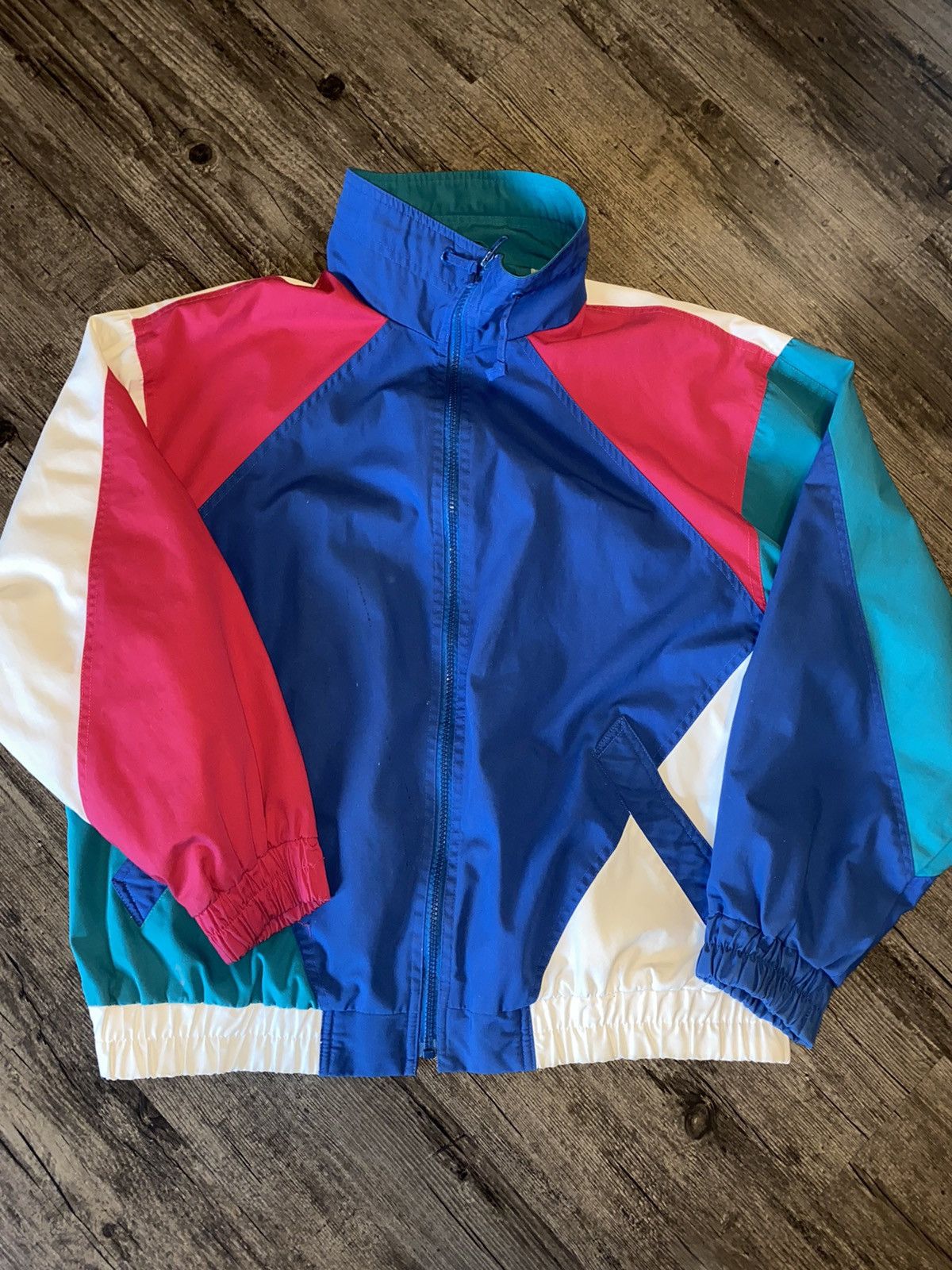 London Fog London Towne Color Block Windbreaker Jacket | Grailed