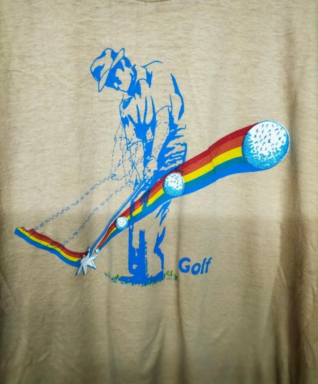 Rainbow Vintage 80's golf rainbow shirt Size US M / EU 48-50 / 2 - 3 Thumbnail