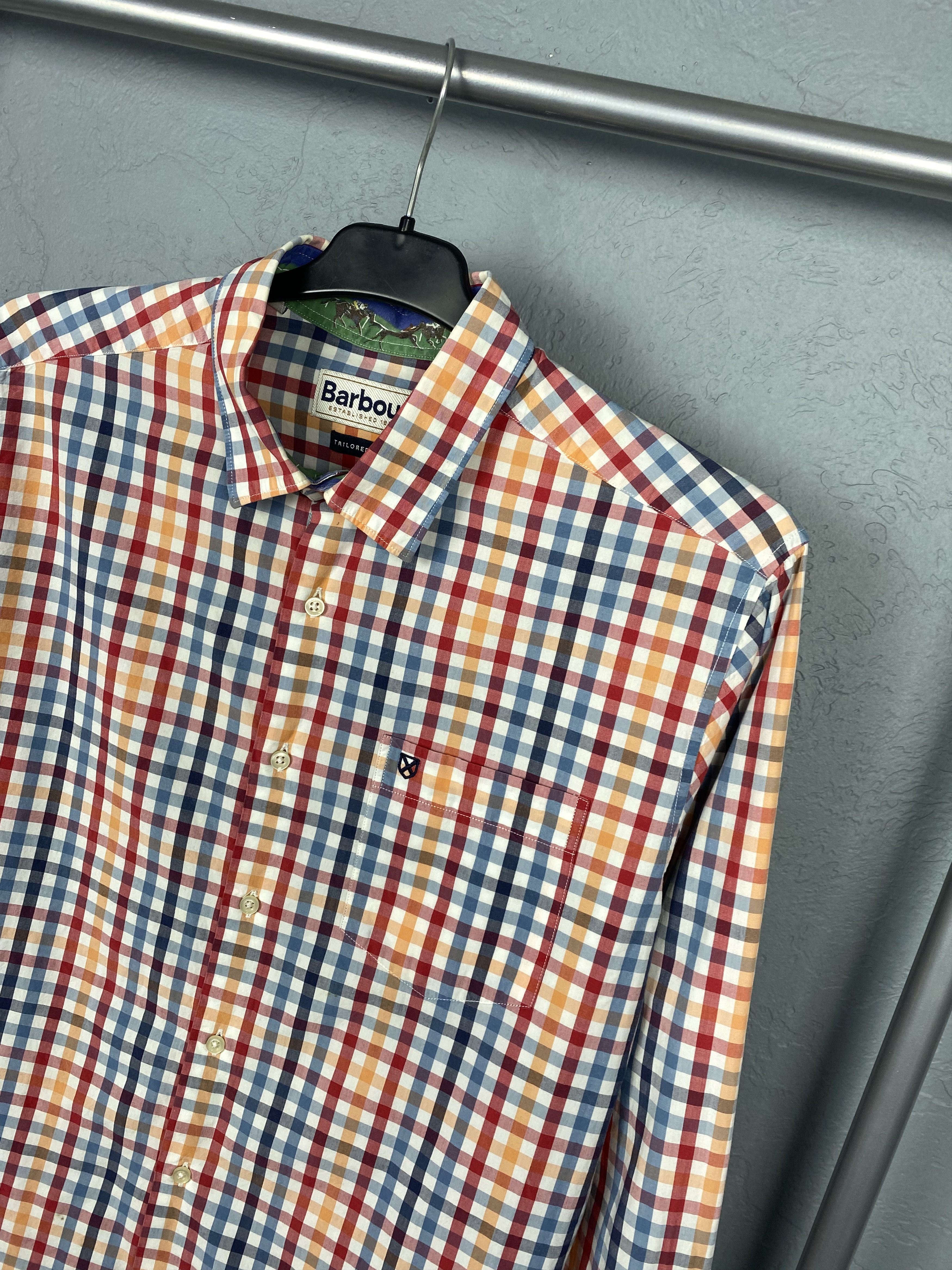 Barbour Barbour Vintage Plaid Long Sleeve Shirt Size US L / EU 52-54 / 3 - 2 Thumbnail