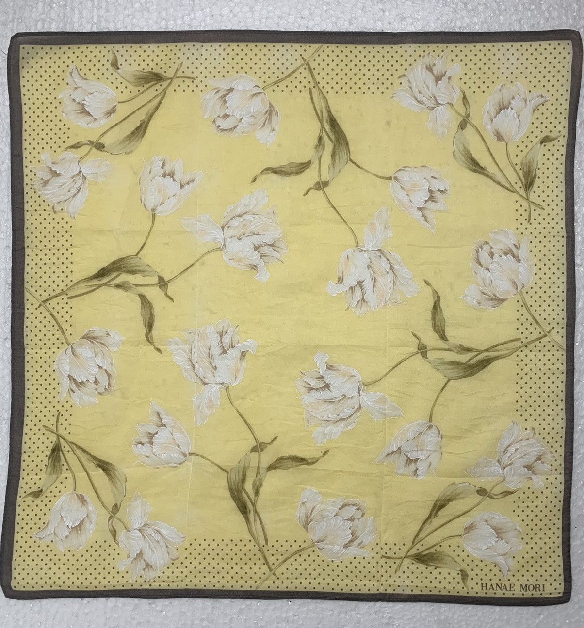 Hanae Mori × Vintage Hanea Mori Handkerchief Pocketsquares Size ONE SIZE - 3 Thumbnail
