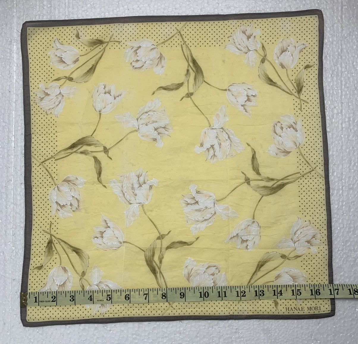 Hanae Mori × Vintage Hanea Mori Handkerchief Pocketsquares Size ONE SIZE - 6 Thumbnail