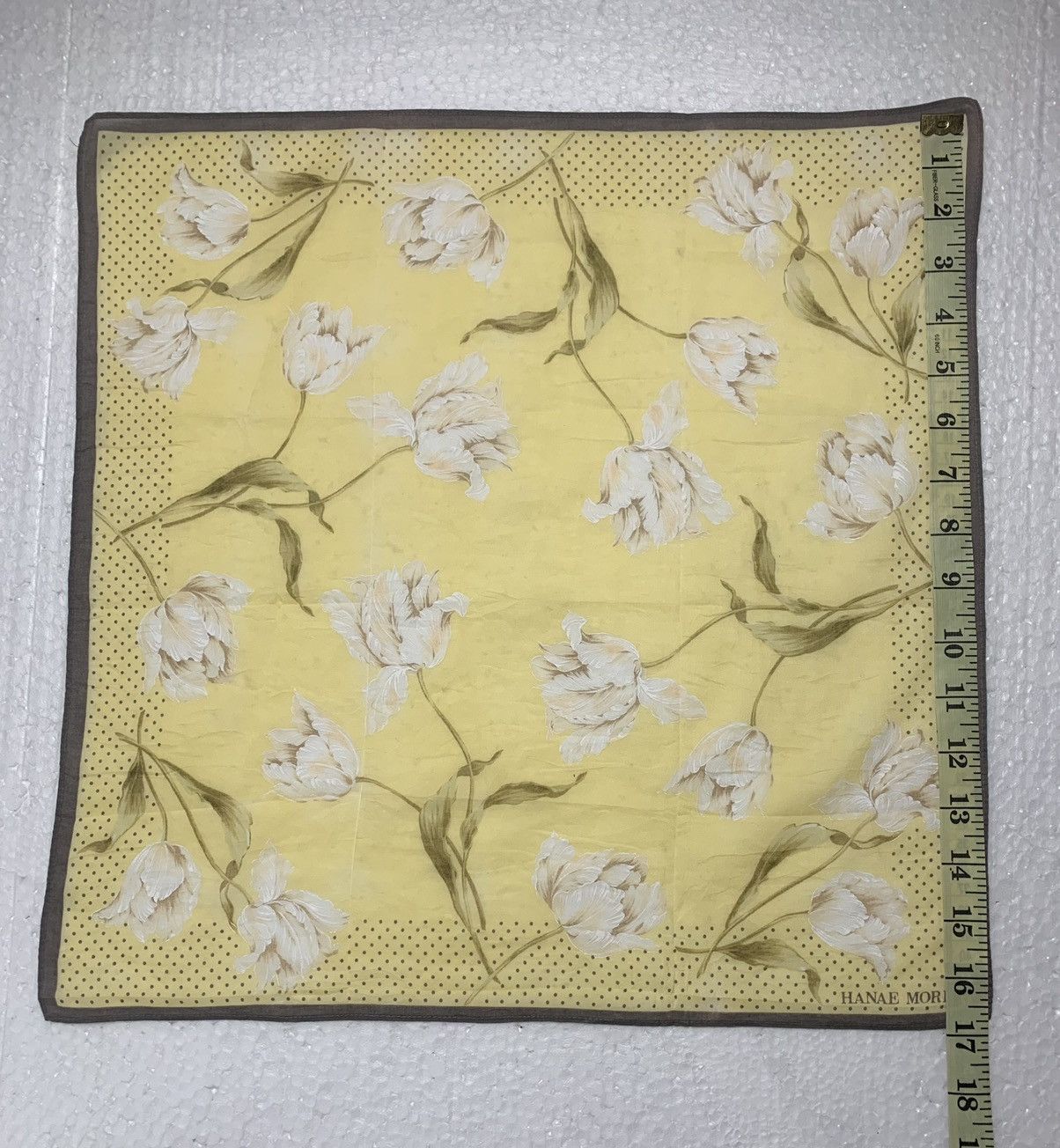 Hanae Mori × Vintage Hanea Mori Handkerchief Pocketsquares Size ONE SIZE - 7 Thumbnail