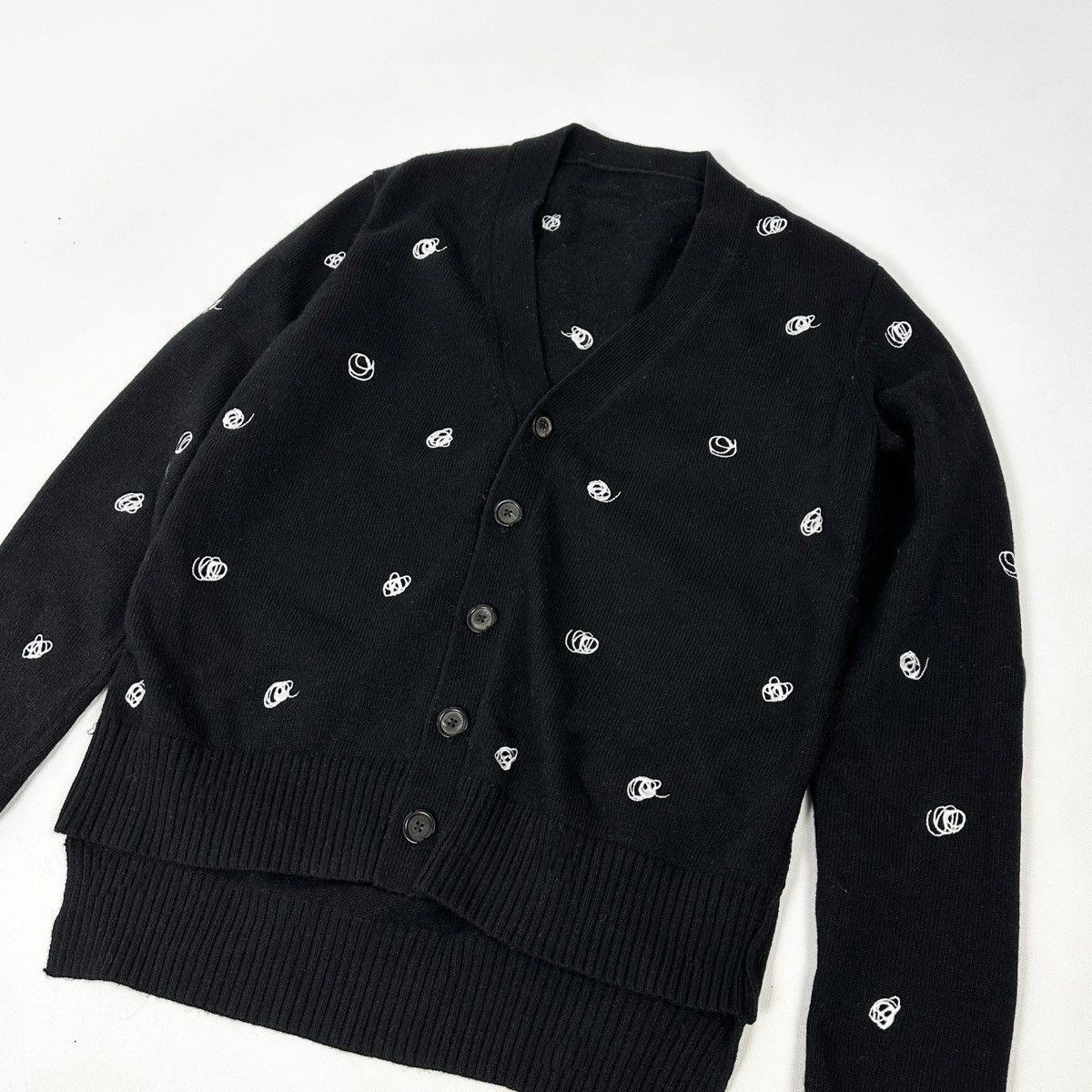 Ader Error Ader Error Embroidered Knit Wool Cardigan 2020 fall winter Size US L / EU 52-54 / 3 - 3 Thumbnail