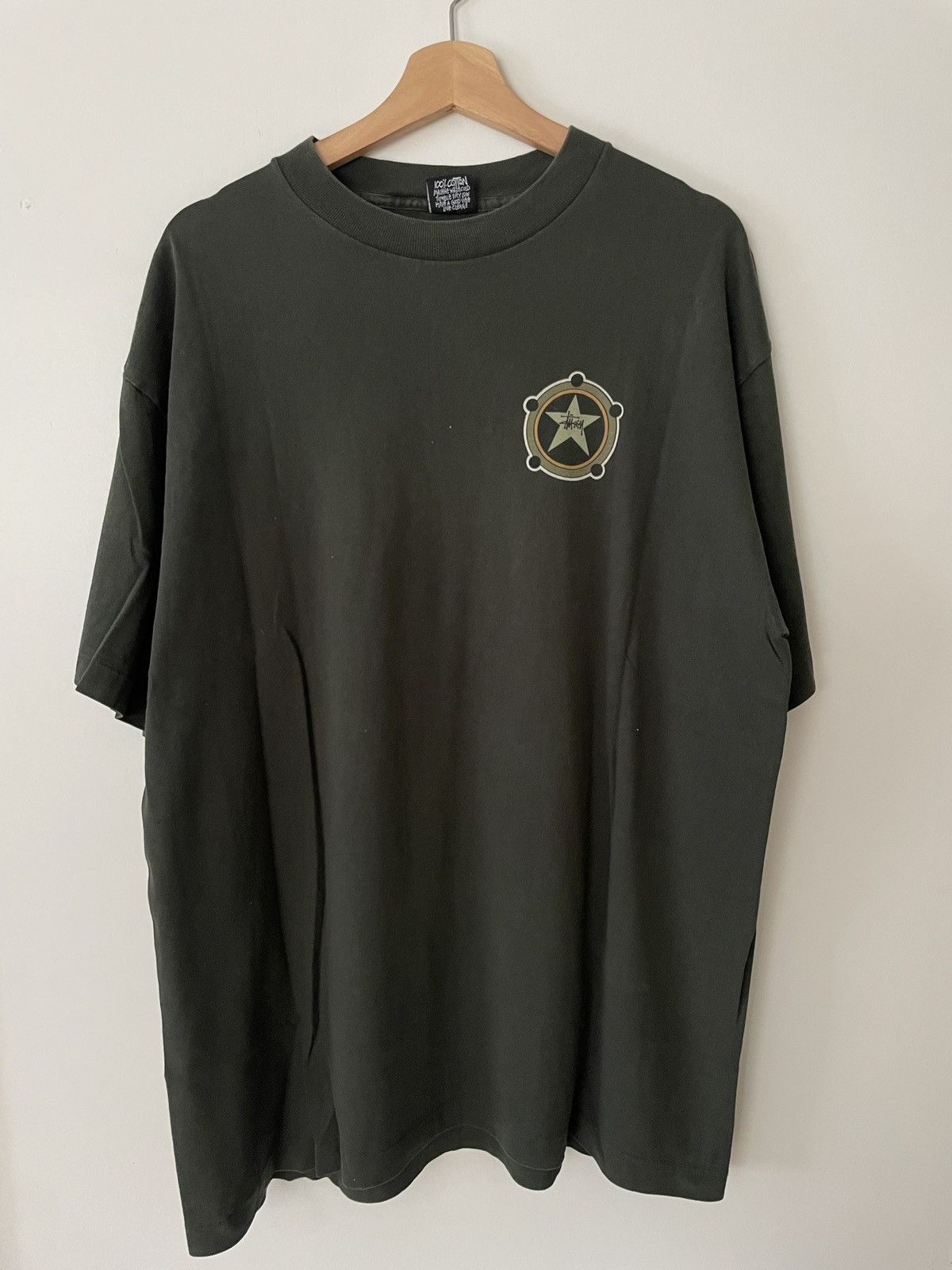 90s oldstussy スウェット Vintage 90's STUSSY Made in OZ Embroidery Logo V Neck Fleece