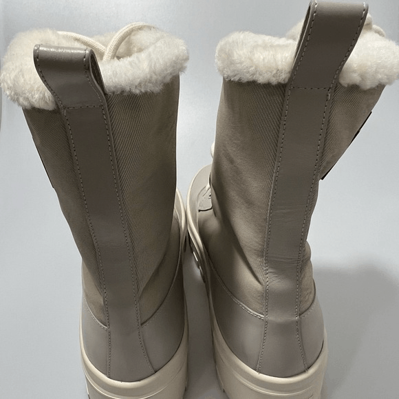 Mackage Mackage Shearling-Lined Lug-Sole Boots Champagne Grey Men’s Size US 8 / EU 41 - 5 Thumbnail