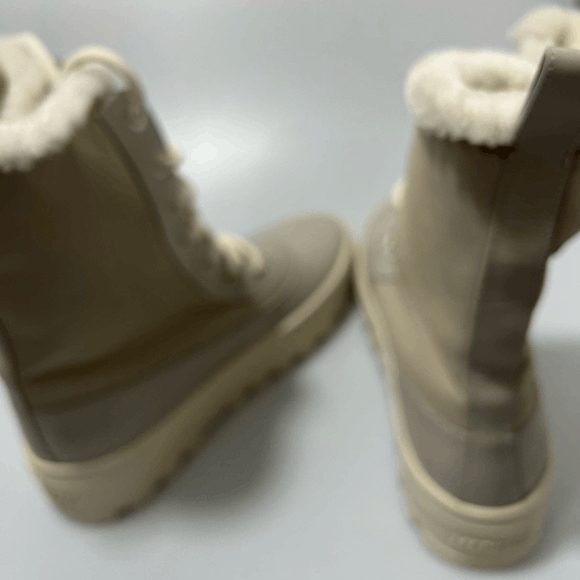 Mackage Mackage Shearling-Lined Lug-Sole Boots Champagne Grey Men’s Size US 8 / EU 41 - 7 Thumbnail