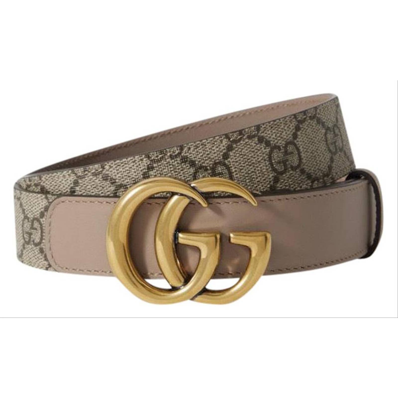Gucci GG Logo Supreme Belt Size 85