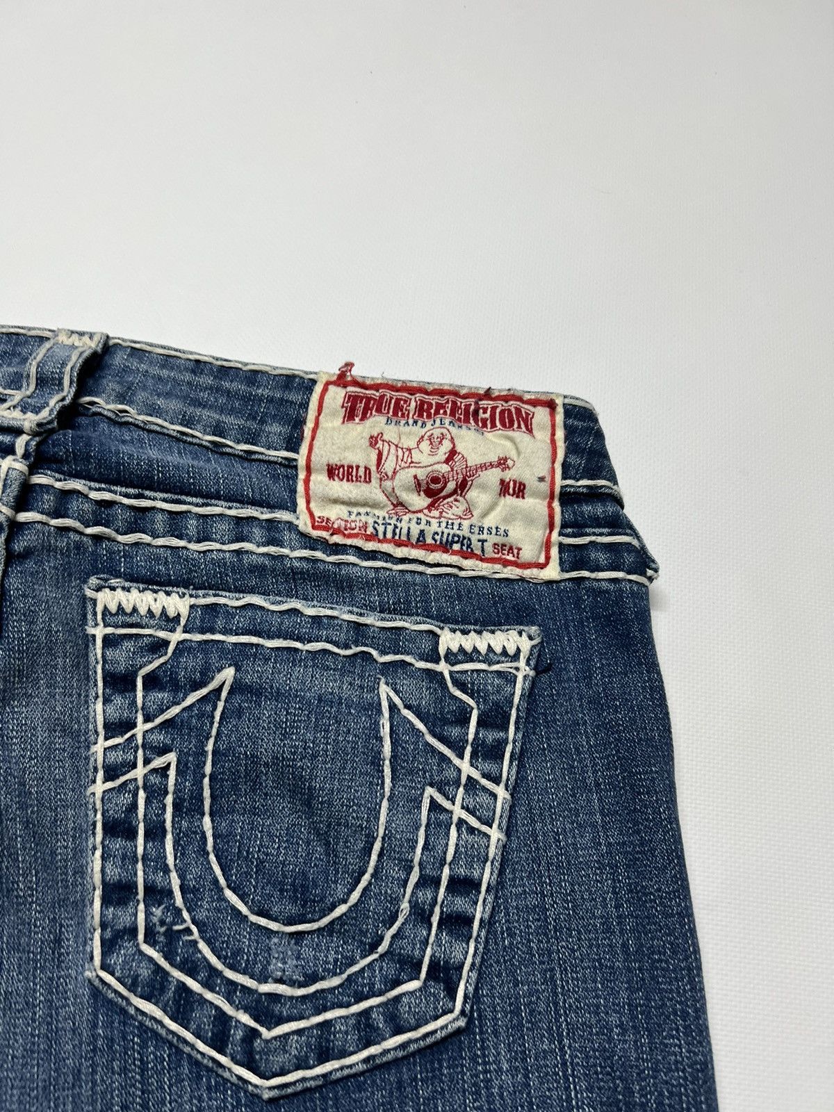 True Religion × Vintage Vintage Y2k True Religion Stella Super T USA Denim Jeans 00s Size 28" / US 6 / IT 42 - 3 Thumbnail