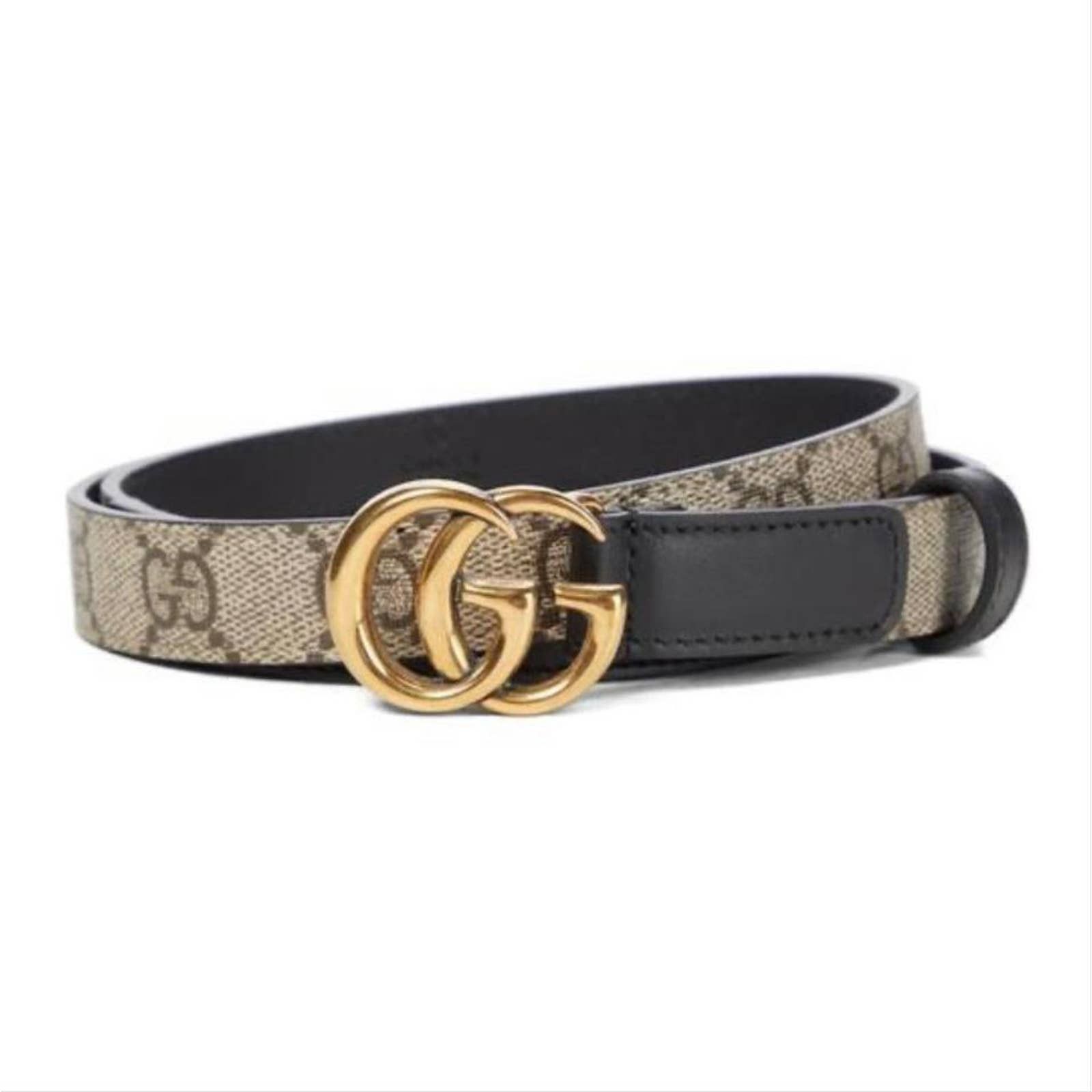 Gucci GG Logo Supreme Thin Belt 75