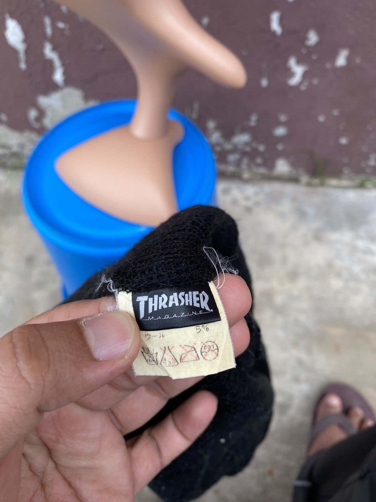 Thrasher Vintage Spellout Thrasher Beanie Hat Size ONE SIZE - 7 Thumbnail