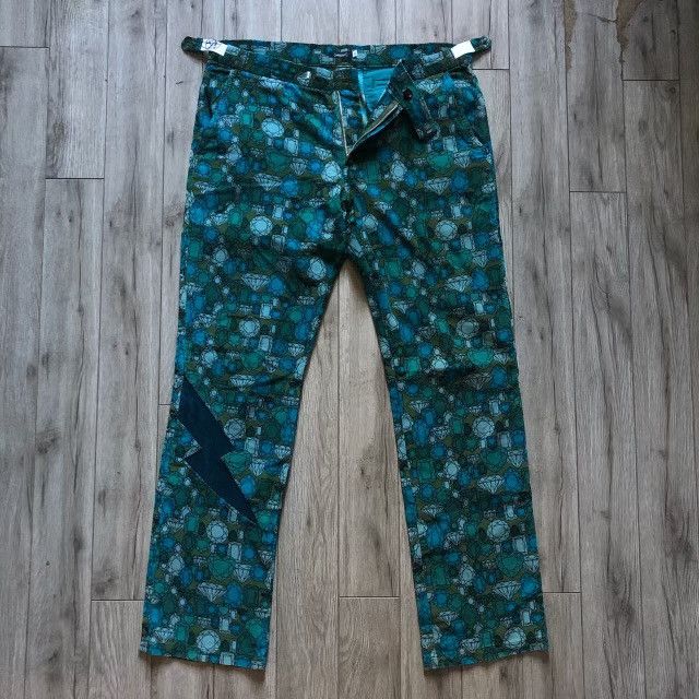 Futura Undercover X Futura “D.A.V.F.” Jewel Print Corduroy Pants Size US 32 / EU 48 - 1 Thumbnail