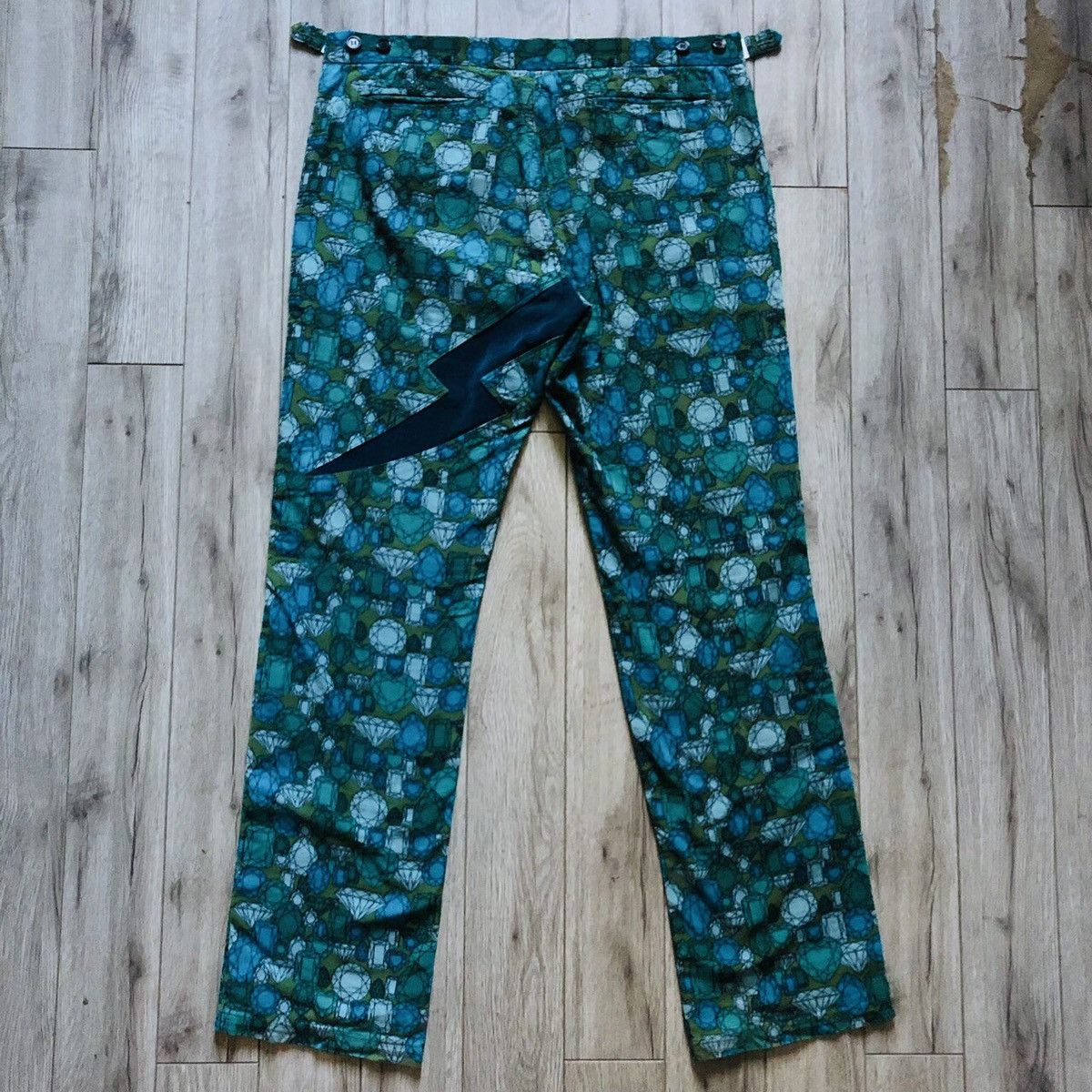 Futura Undercover X Futura “D.A.V.F.” Jewel Print Corduroy Pants Size US 32 / EU 48 - 2 Thumbnail