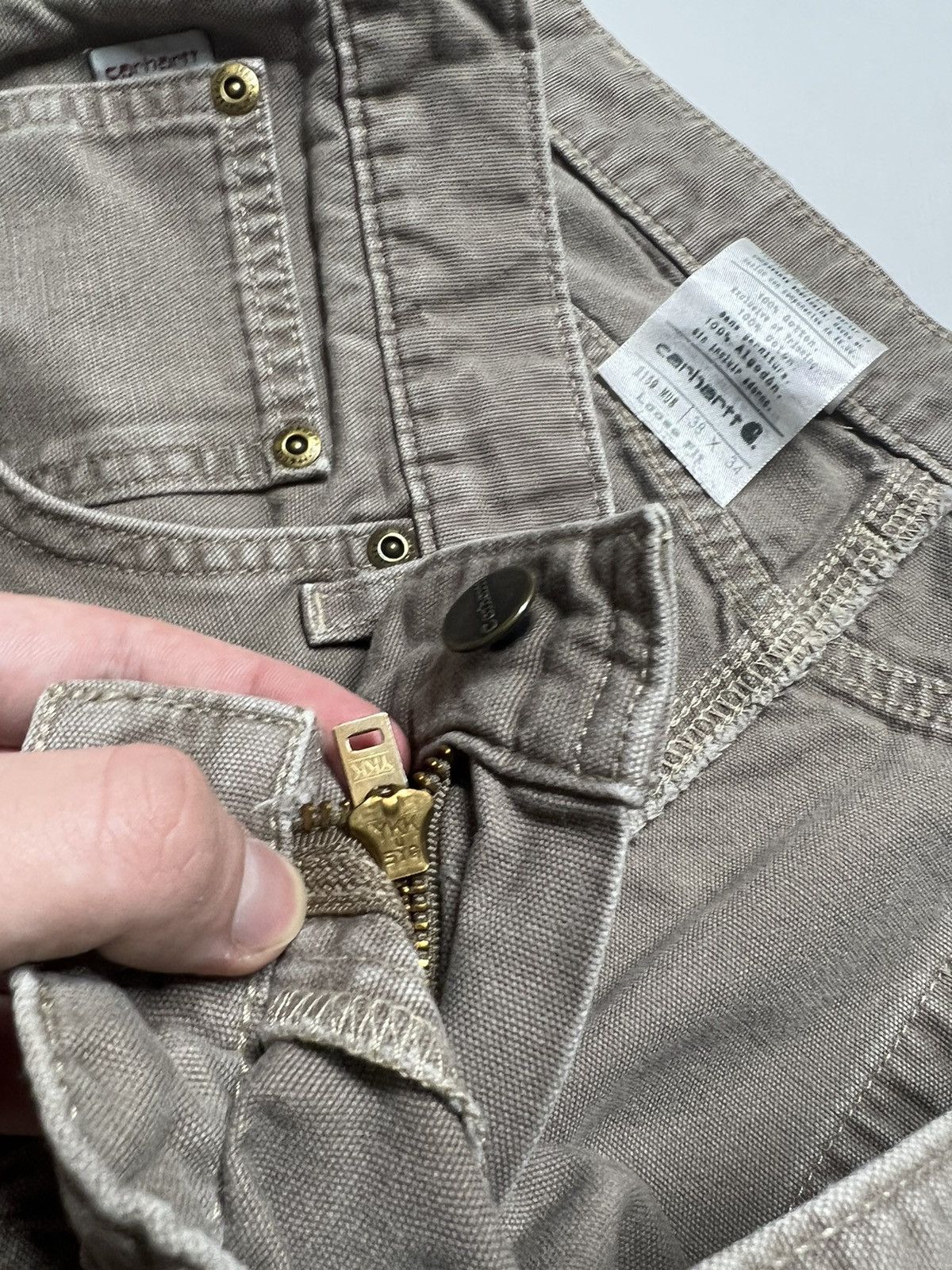 Carhartt × Vintage Vintage Y2k Carhartt 🩶 Multi Pocket Pants 90’s Size US 38 / EU 54 - 8 Thumbnail
