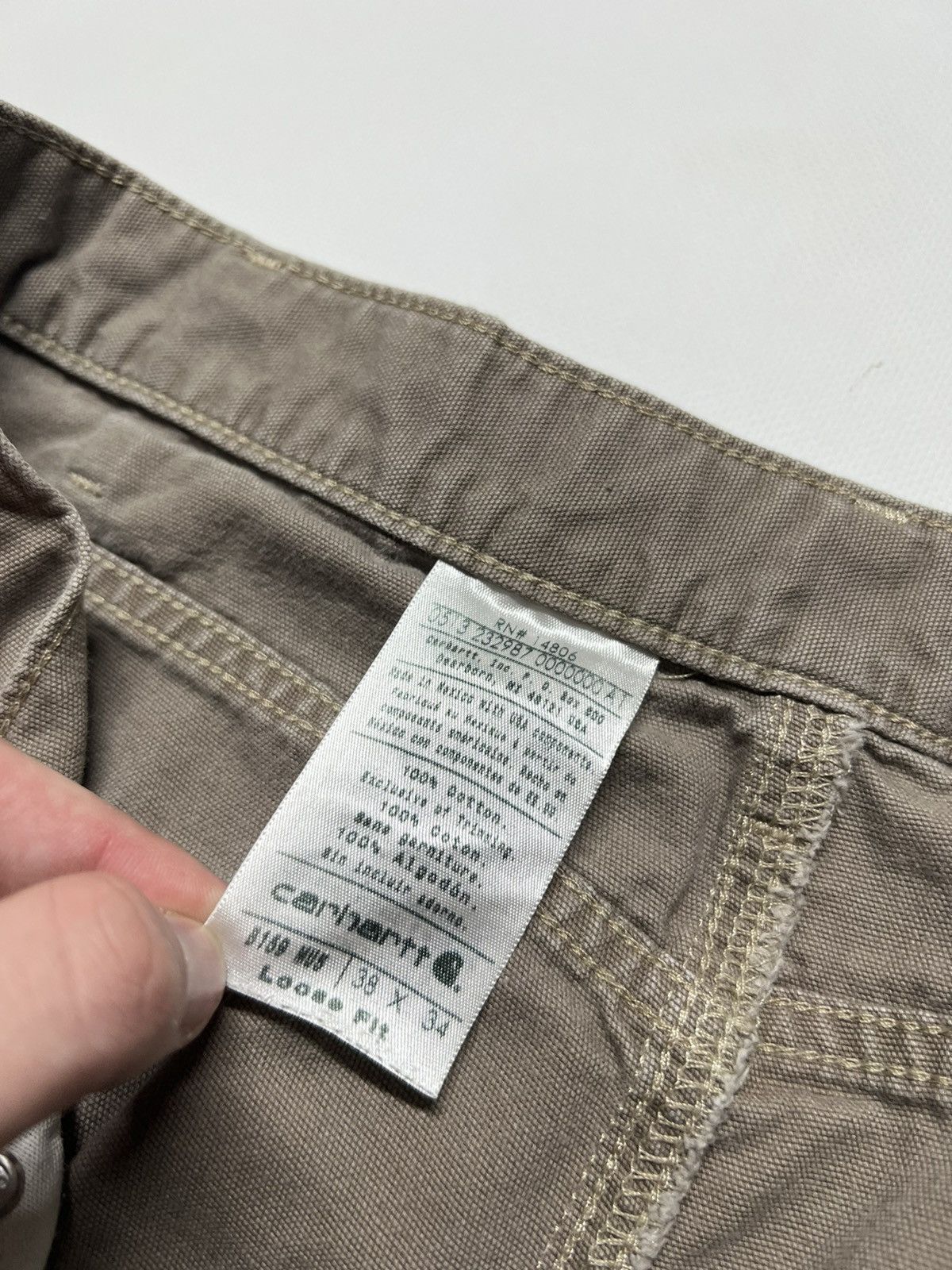 Carhartt × Vintage Vintage Y2k Carhartt 🩶 Multi Pocket Pants 90’s Size US 38 / EU 54 - 9 Thumbnail