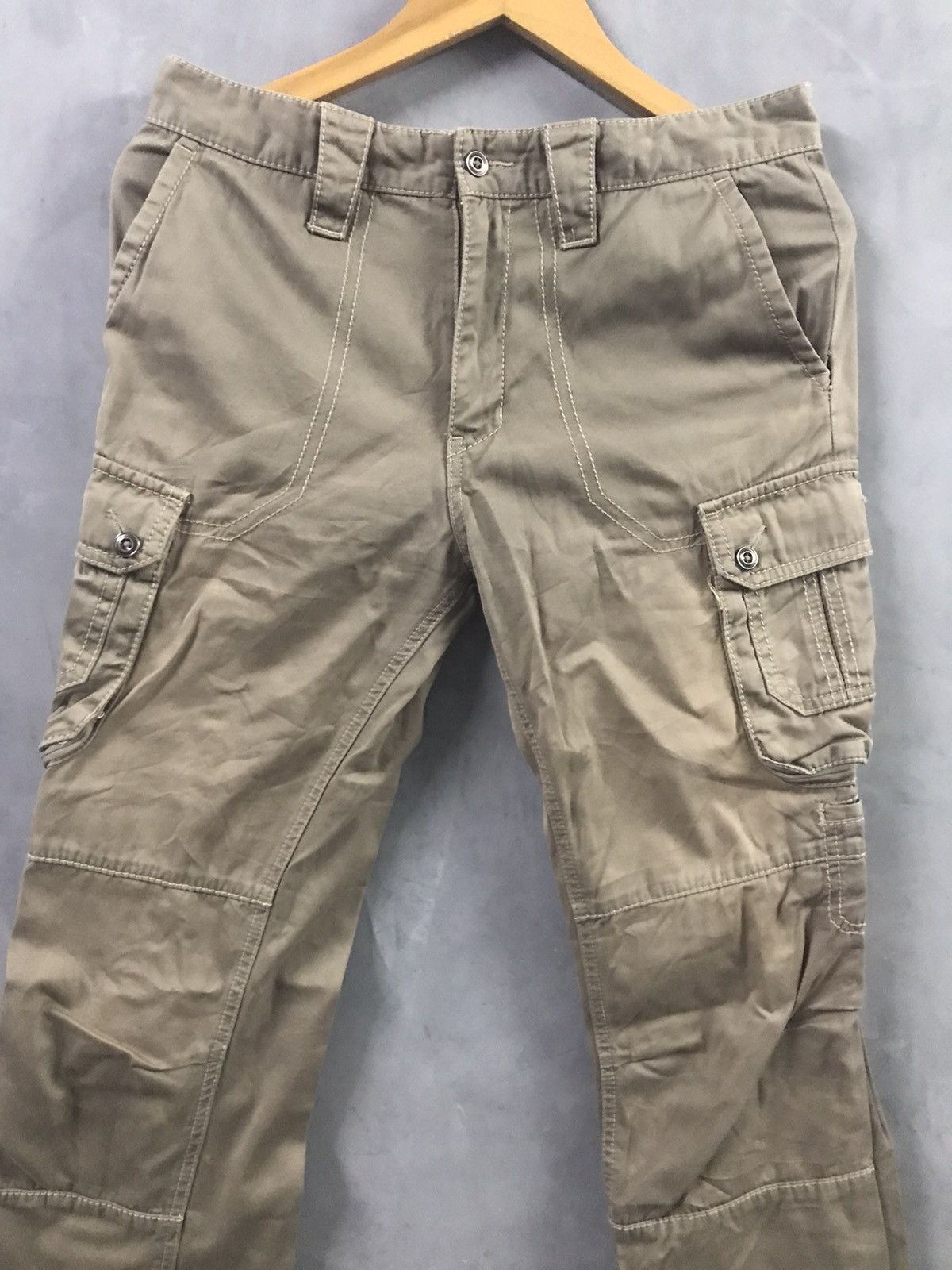 Yohji Yamamoto A.A.R - Against All Risk Slim Hard Cotton Cargo Size US 31 - 8 Thumbnail