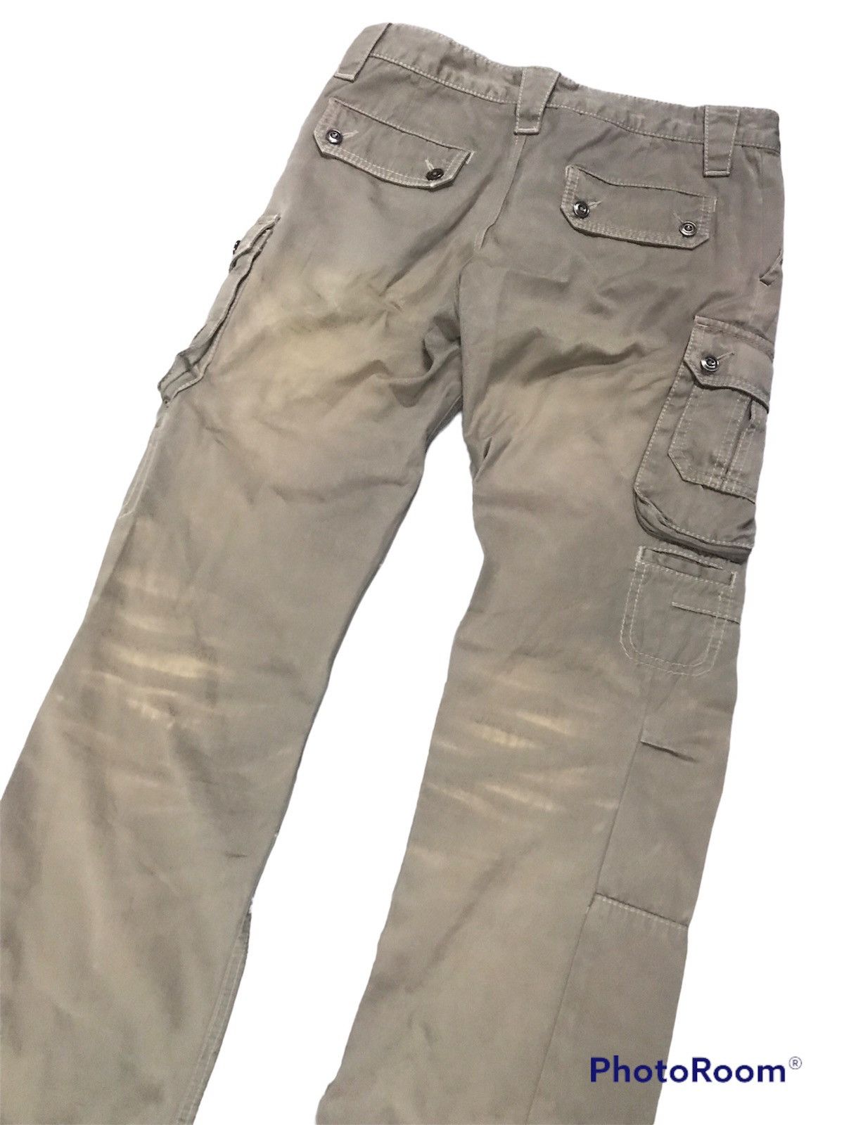 Yohji Yamamoto A.A.R - Against All Risk Slim Hard Cotton Cargo Size US 31 - 6 Thumbnail