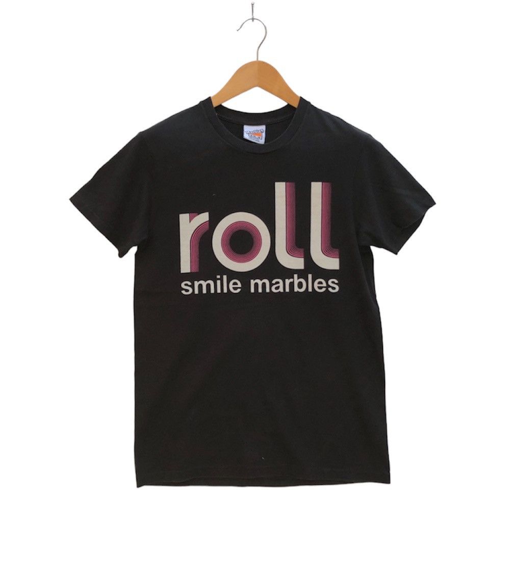 Japanese Brand 90s Vintage MARBLES ROLL SMILE Crew Neck T Shirt #0870-28 Size US S / EU 44-46 / 1 - 1 Thumbnail