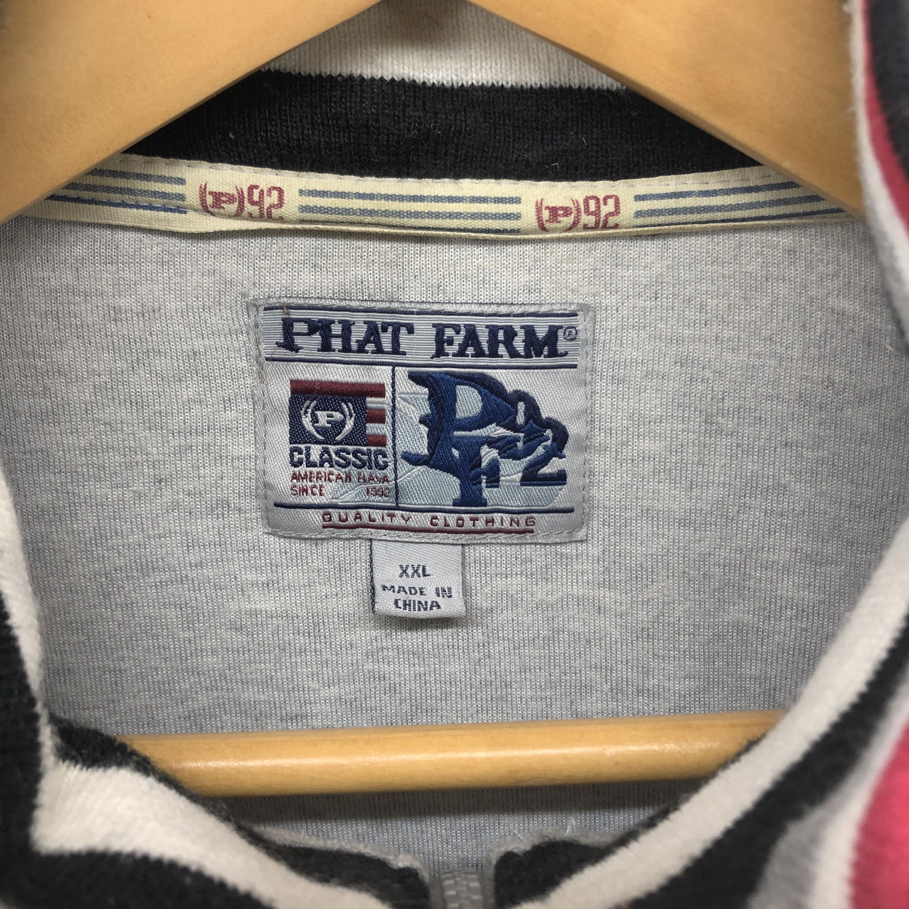 Phat Farm PHAT FARM Turtle Neck Zipper Sweatshirt #0961-32 Size US XXL / EU 58 / 5 - 6 Thumbnail