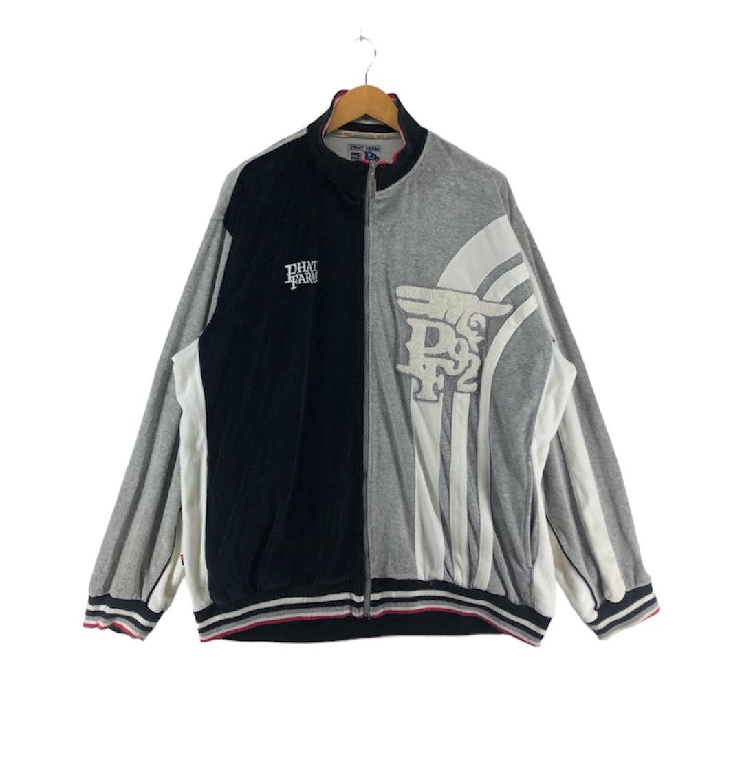 Phat Farm PHAT FARM Turtle Neck Zipper Sweatshirt #0961-32 Size US XXL / EU 58 / 5 - 1 Thumbnail