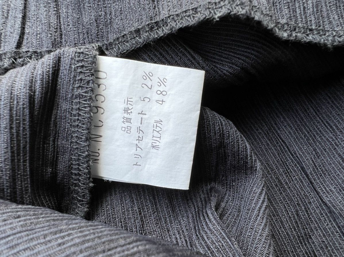 Japanese Brand × Pleats Please Issey Miyake × Vintage VINTAGE NICOLE CLUB PLEATED SHIRT Size M / US 6-8 / IT 42-44 - 11 Thumbnail
