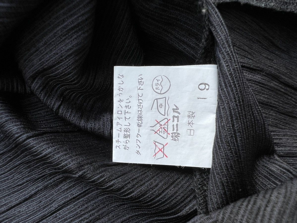 Japanese Brand × Pleats Please Issey Miyake × Vintage VINTAGE NICOLE CLUB PLEATED SHIRT Size M / US 6-8 / IT 42-44 - 10 Thumbnail