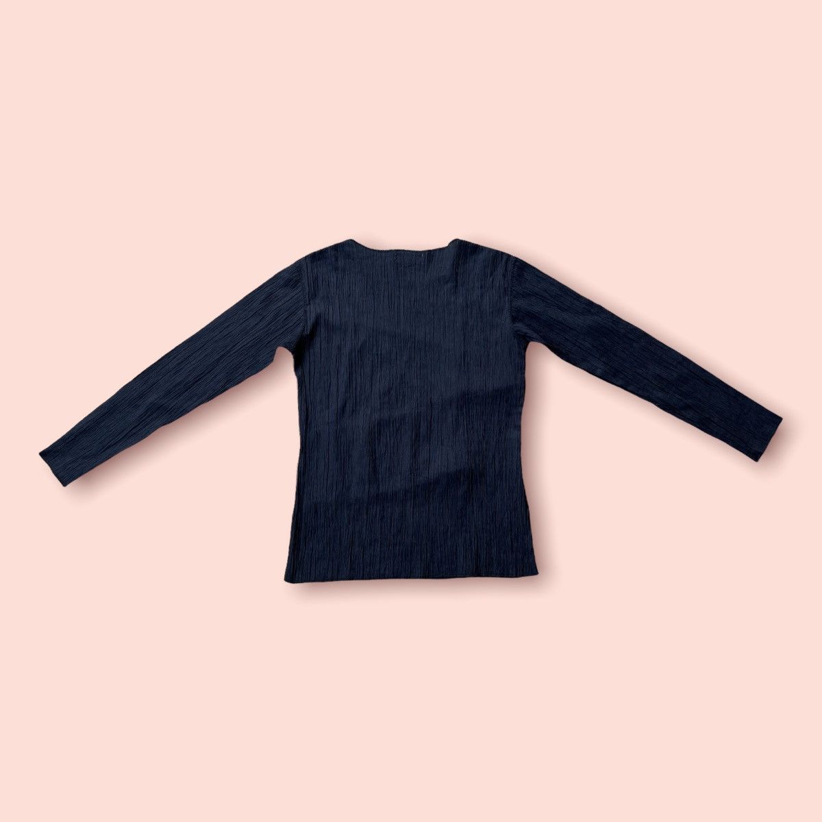 Japanese Brand × Pleats Please Issey Miyake × Vintage VINTAGE NICOLE CLUB PLEATED SHIRT Size M / US 6-8 / IT 42-44 - 8 Thumbnail